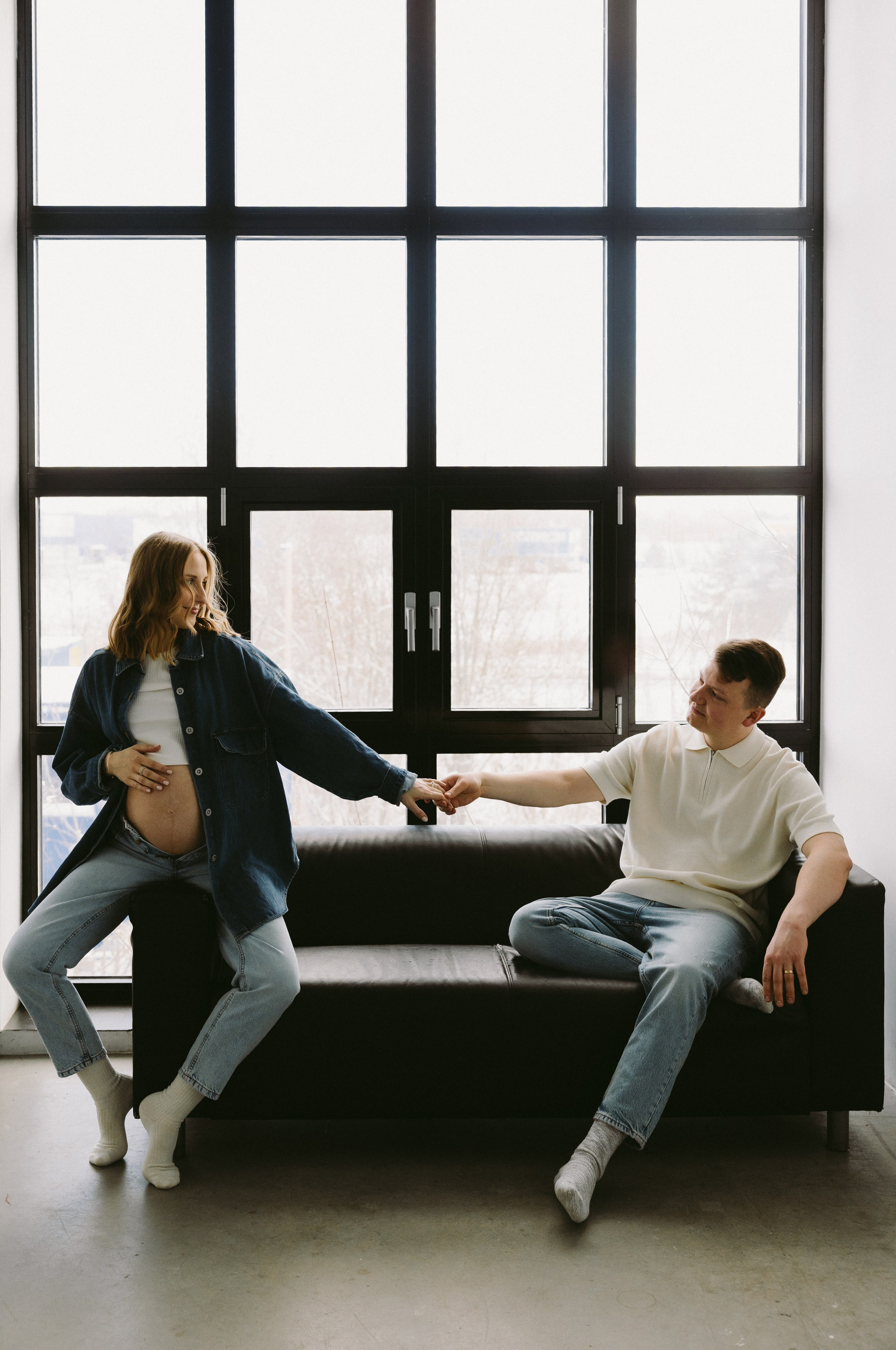 Laukimo fotosesija studijoje | su Marta ir Šarūnu. Vestuvių ir šeimų fotografė Lena Bondarenko / belove photo