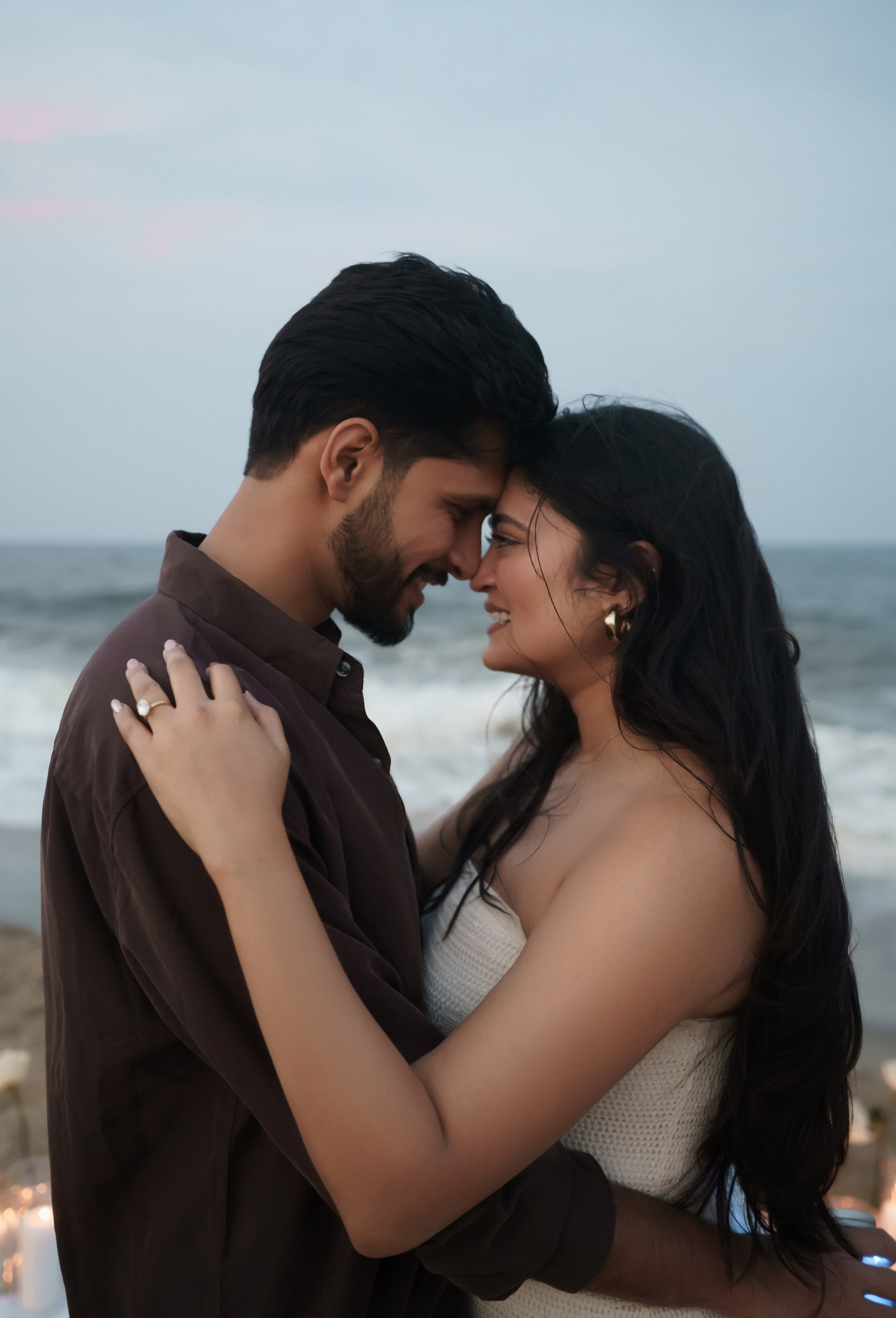 Beach engagement. New York + travel photographer