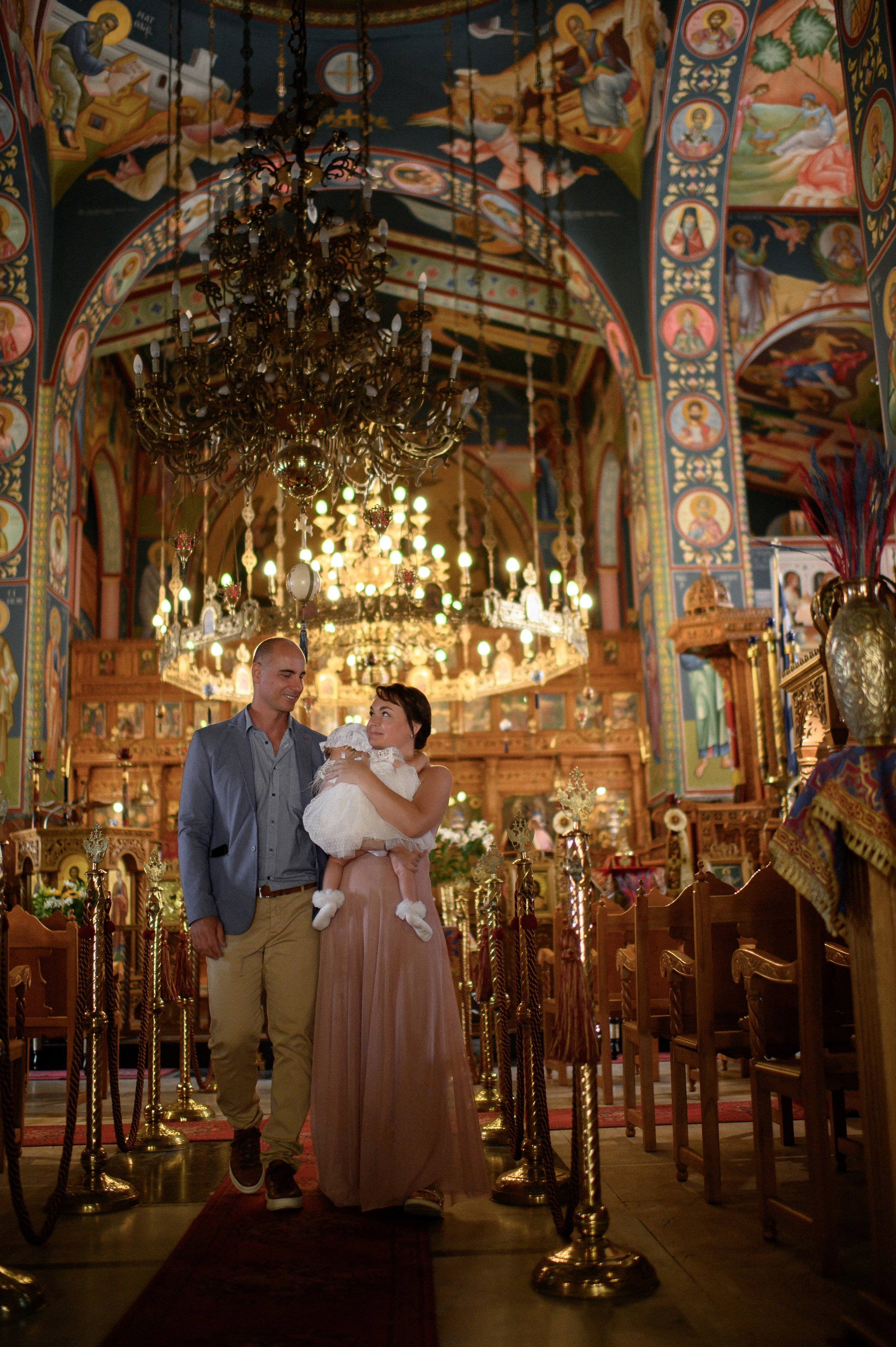 Baptism Iris. Семейная, детская, портретная и предметная фотосъемка в Салониках