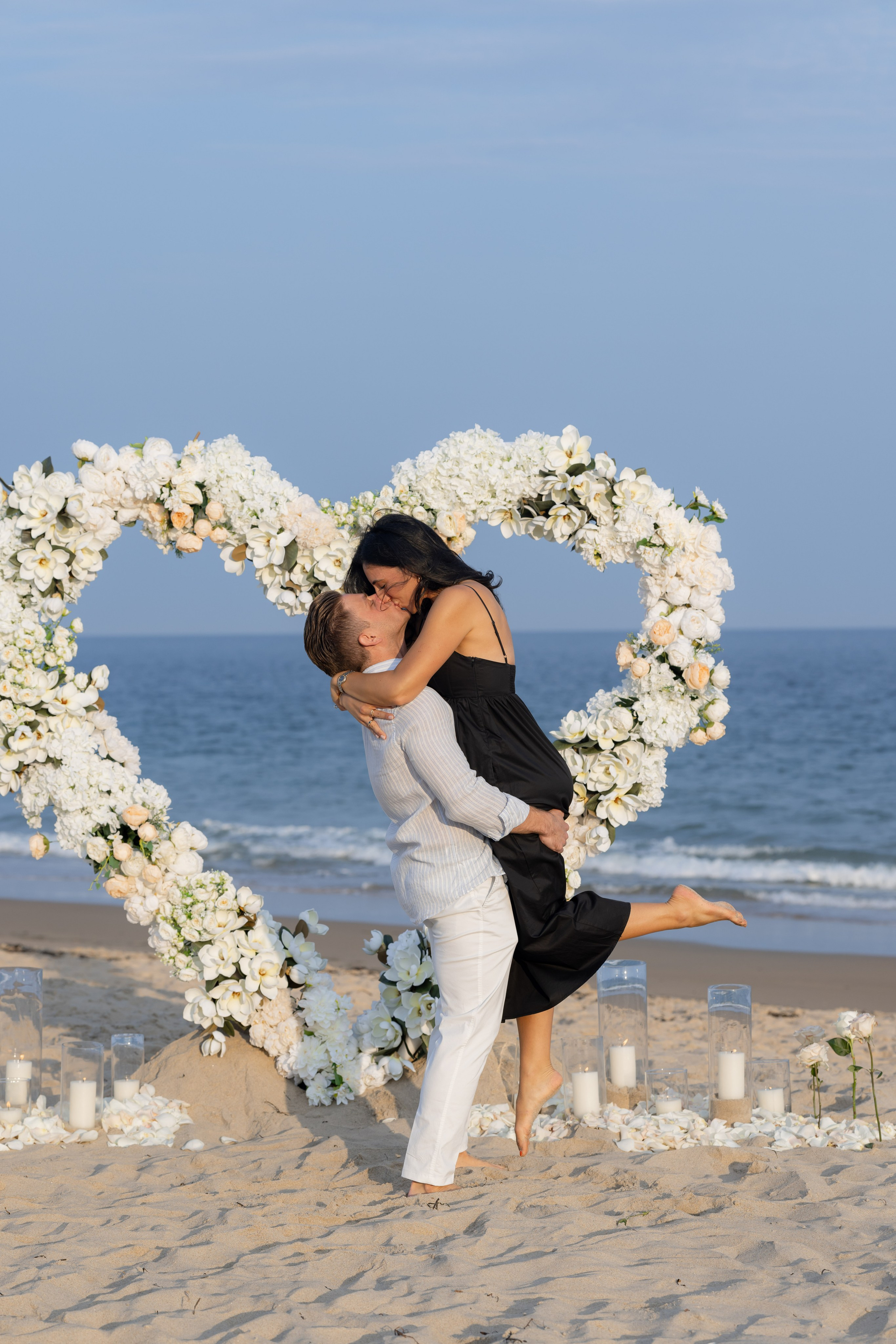 Watch Hill Beach Proposal | Westerly, Rhode Island. Rhode Island Wedding Photographer Tati Simpson