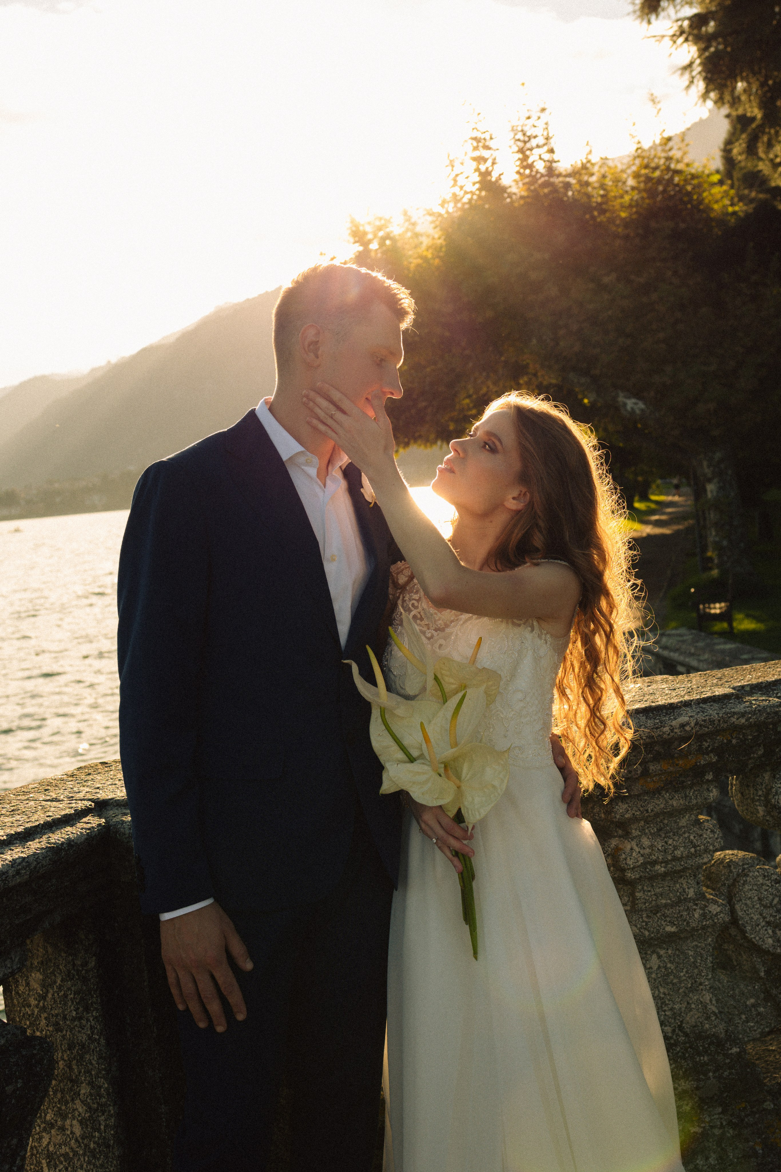 Intimate Elopement by Lake Como in Tremezzo, Italy — Ivanka and Stas. Liza Bizzaro — Italy Wedding, Love Story & Portrait Photographer in Milan, Turin, Piedmont and Across Italy
