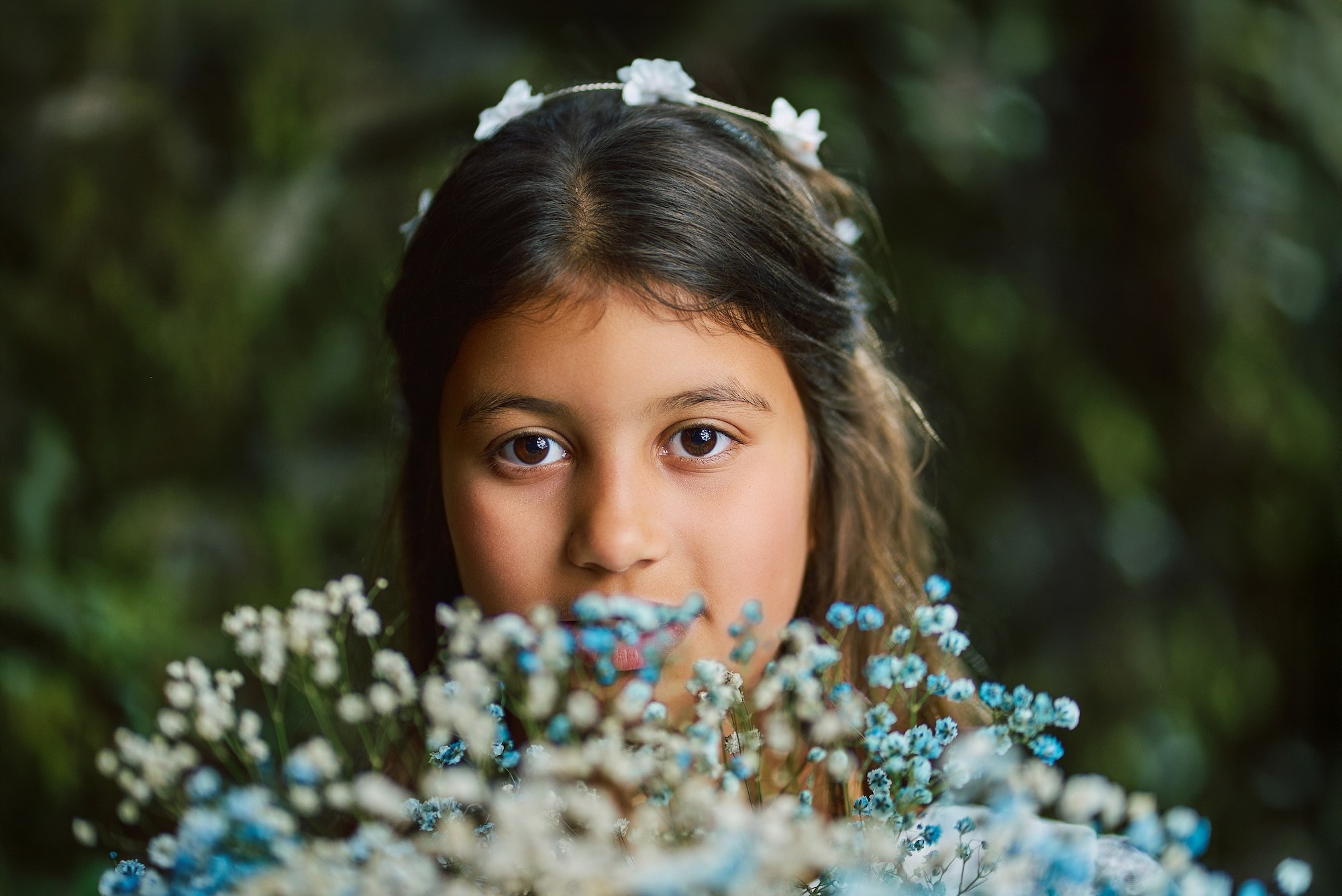 Fotografía de comunión en el norte de Tenerife