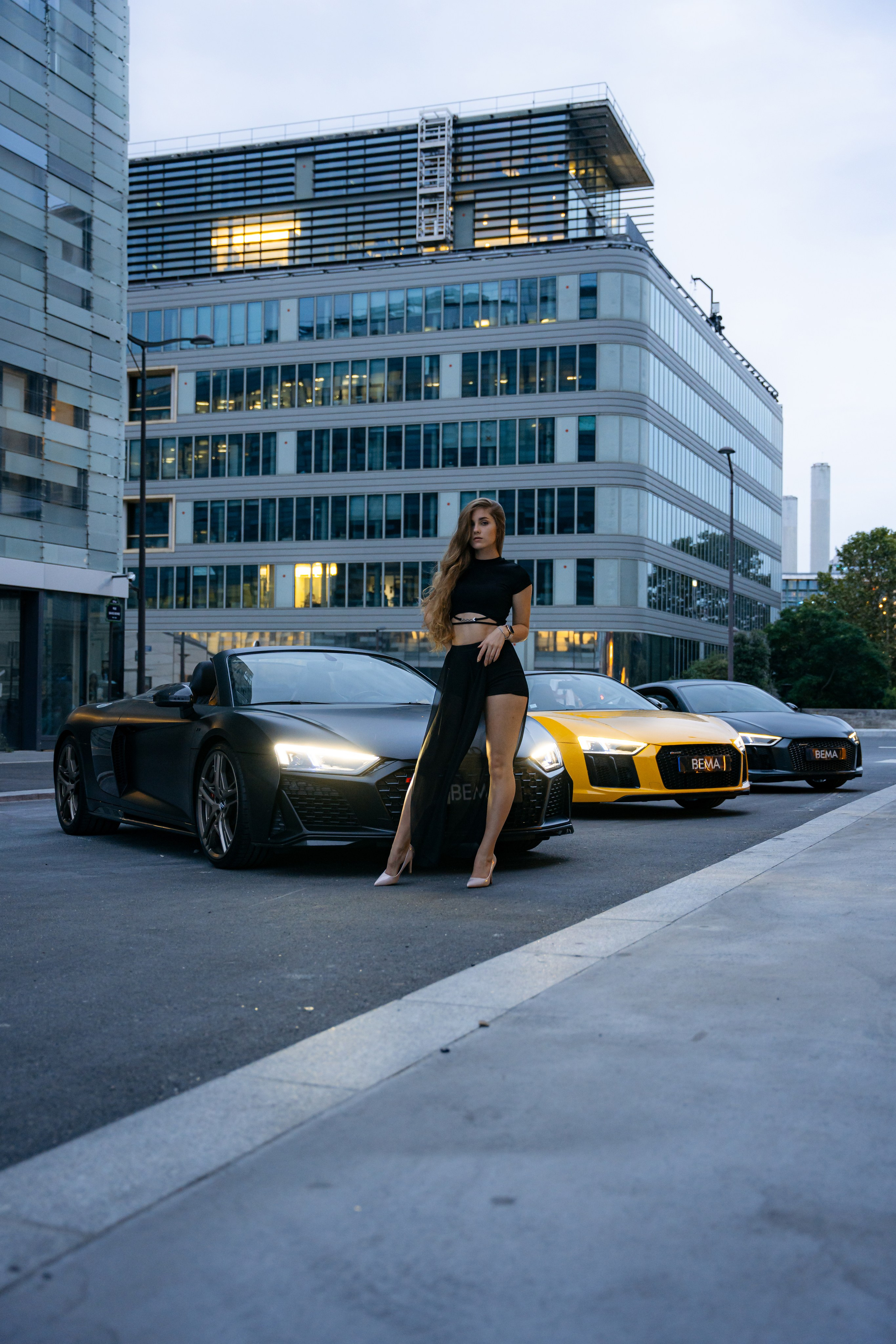 Alexandra x Audi R8. Photographer in Paris — Vitalii Motruk