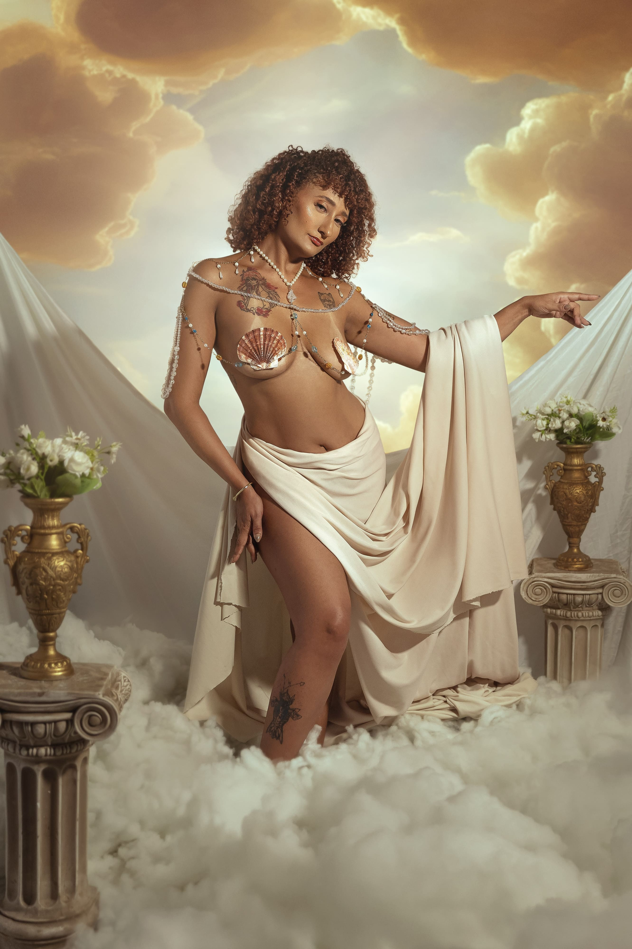 Ensaio artistico estilo Afrodite Vintage — Zona Norte Tucuruvi. Fotógrafa em são paulo — Fotos Autênticas