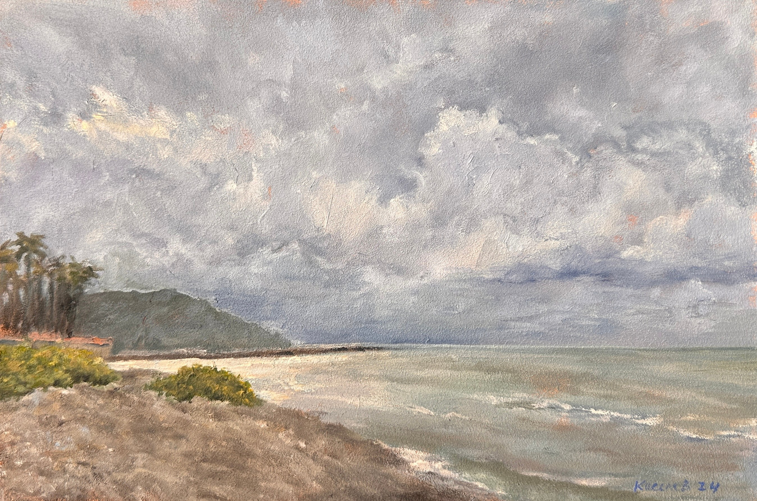 20 X 30, cartón óleo