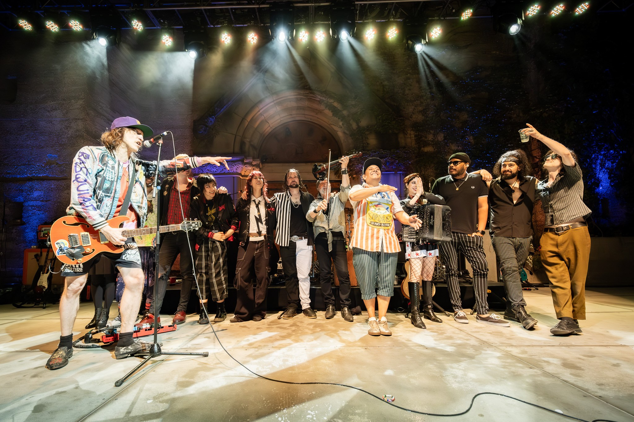 GOGOL BORDELLO / SARATOGA / CA. Reportage concert portrait photography in the San Francisco Bay Area