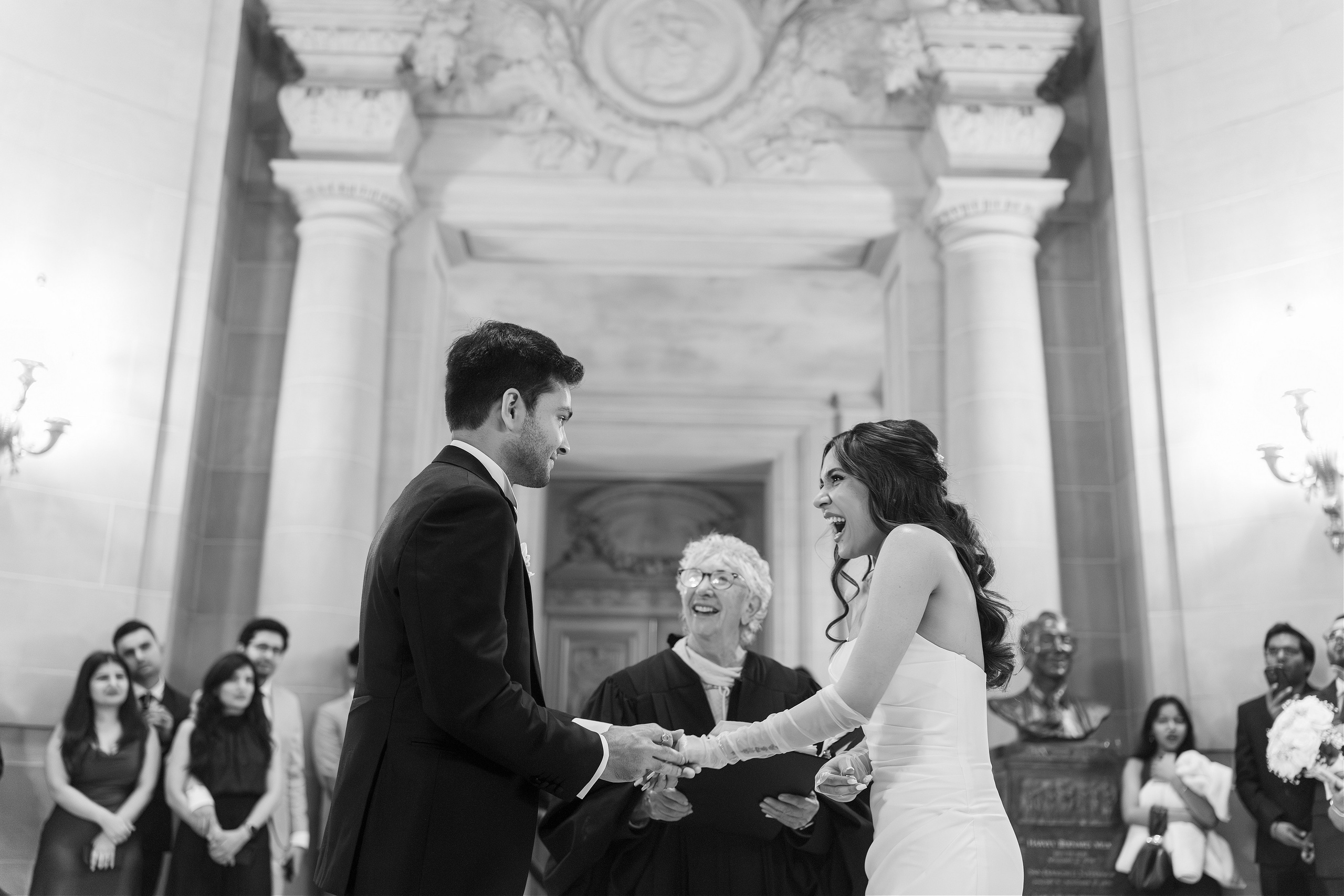 San Francisco City Hall Wedding. Wedding Photography & Videography Team in California, Los Angeles, San Francisco, San Diego and Travel