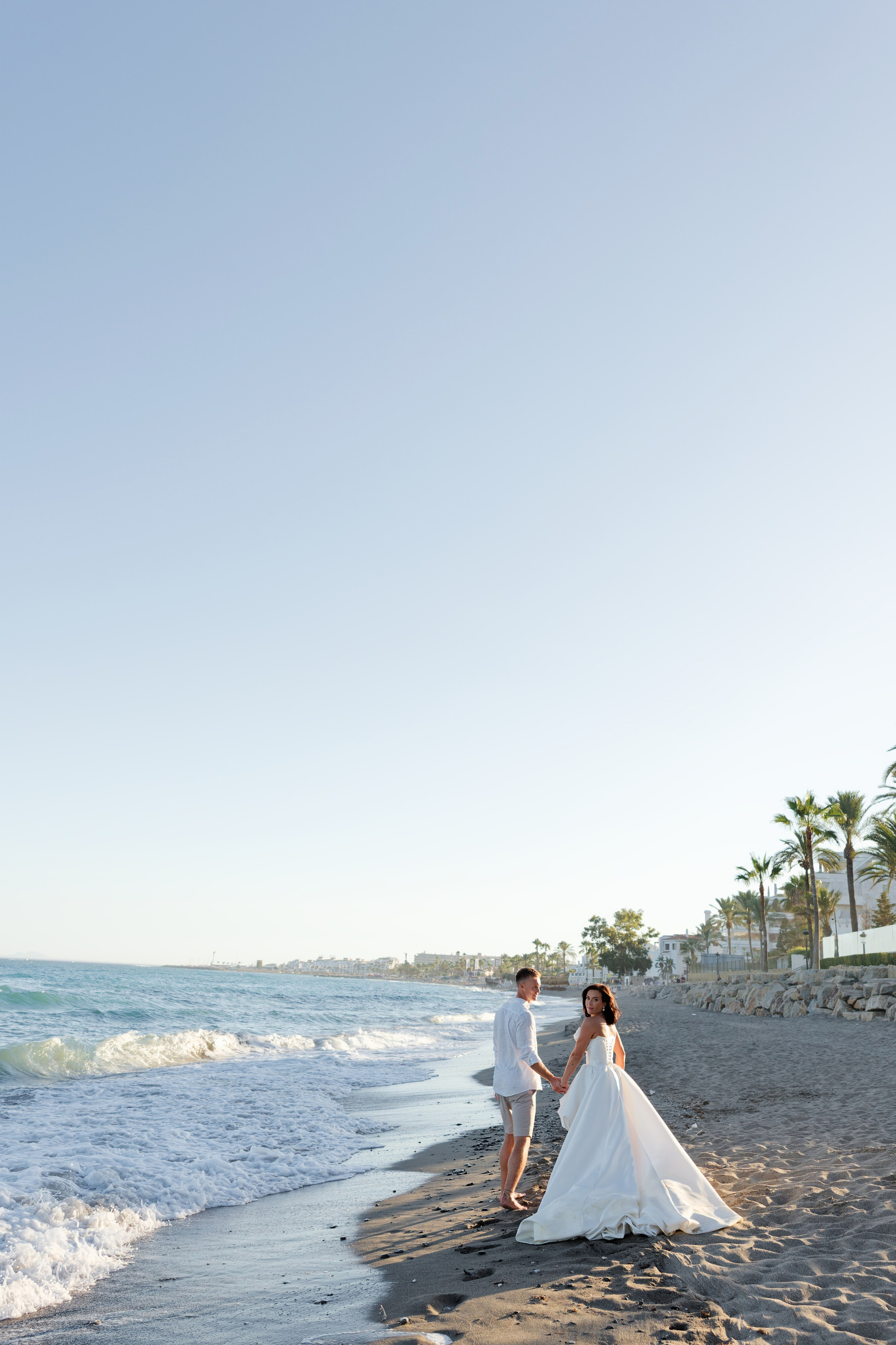 Beach Wedding in Marbella PREVIEW. Destination Wedding Photographer — Nikita Burtsev