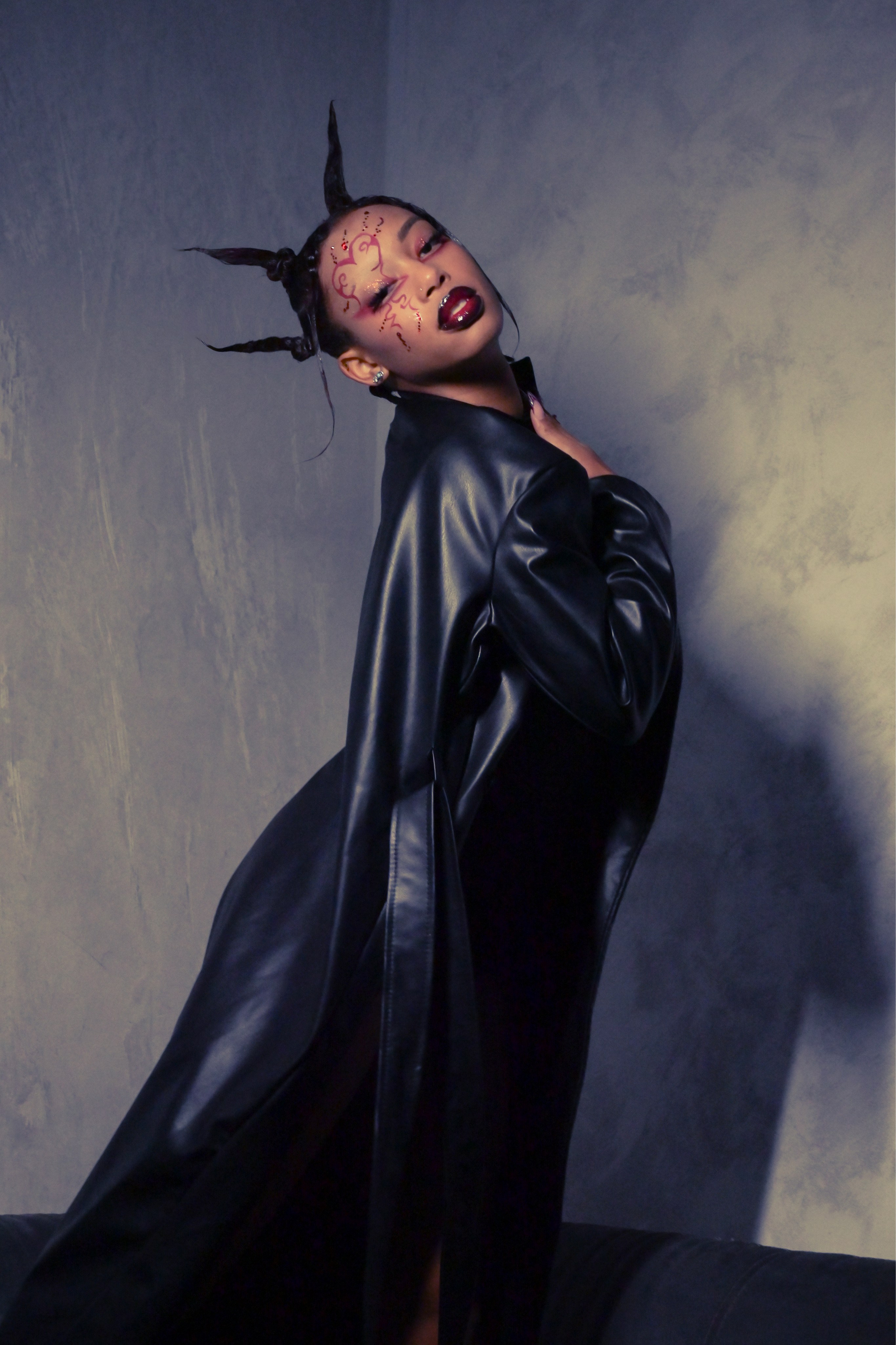 Shooting ragazza studio