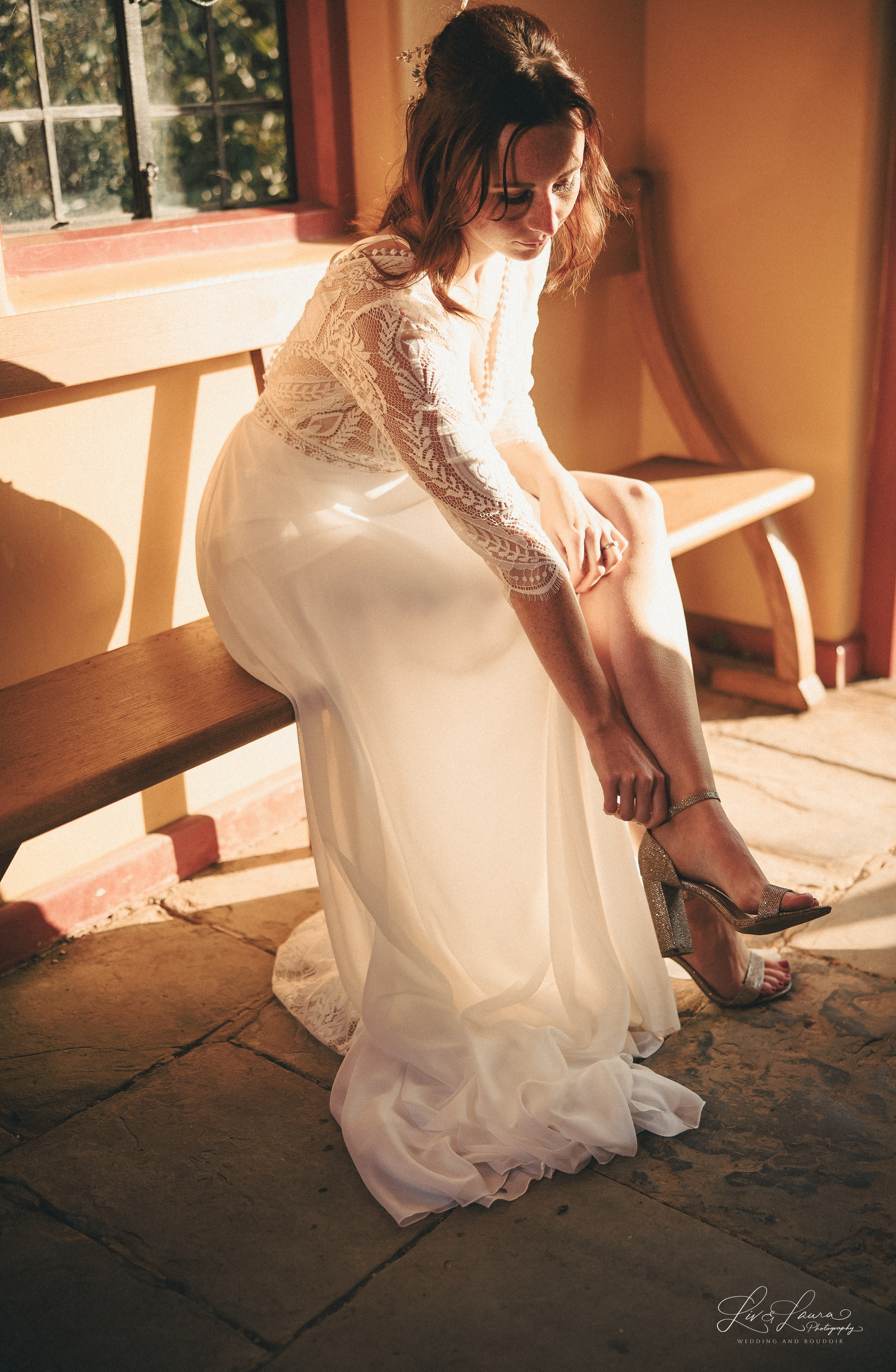 Amy and Dom. Wedding and boudoir photography by Liv and Laura