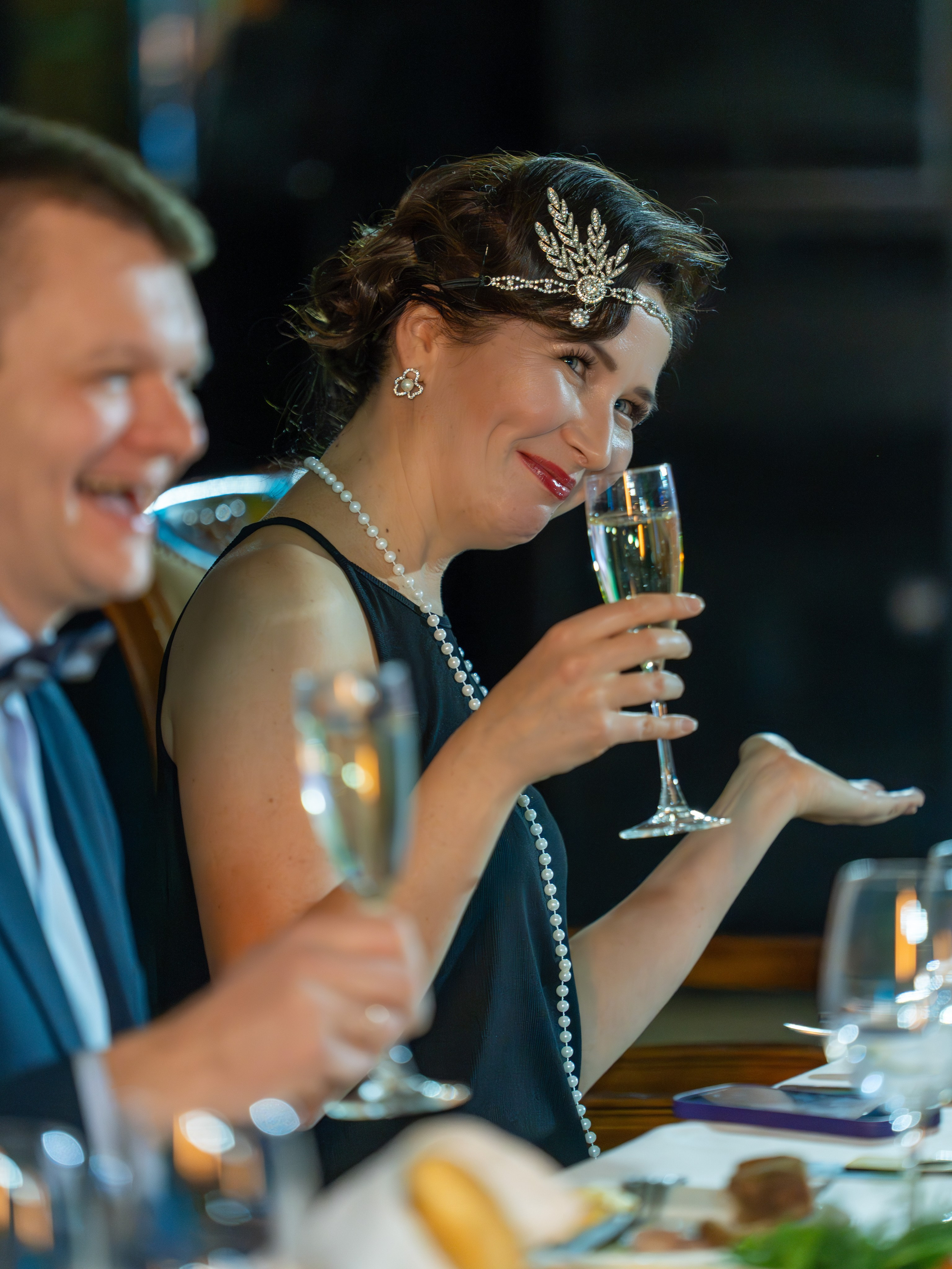 Новый год в стиле Great Gatsby. Репортажный фотограф в Красной Поляне и Сочи Павлюченко Екатерина
