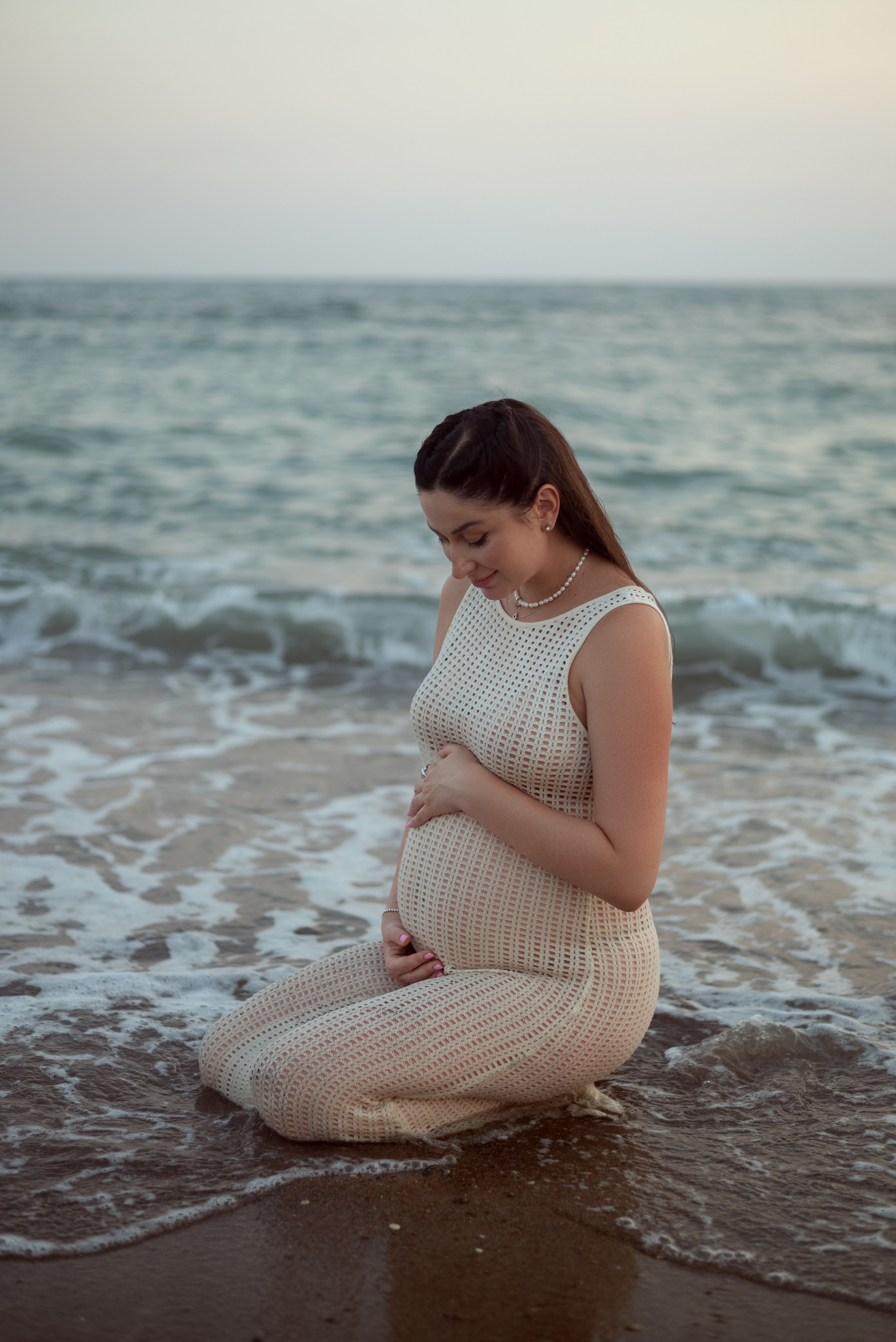фотосессия беременности  на берегу моря в Белеке