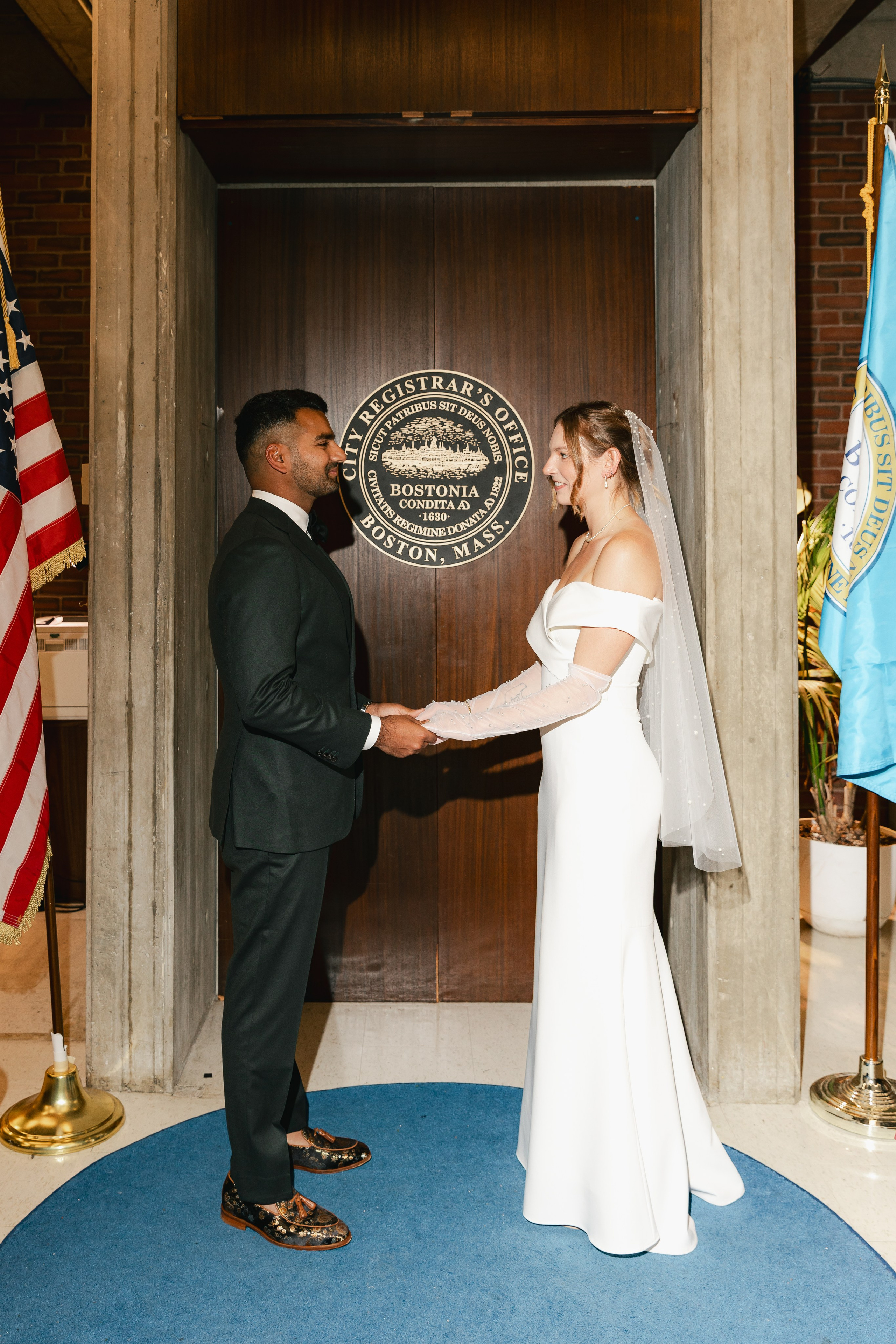 Boston City Hall Wedding Photography