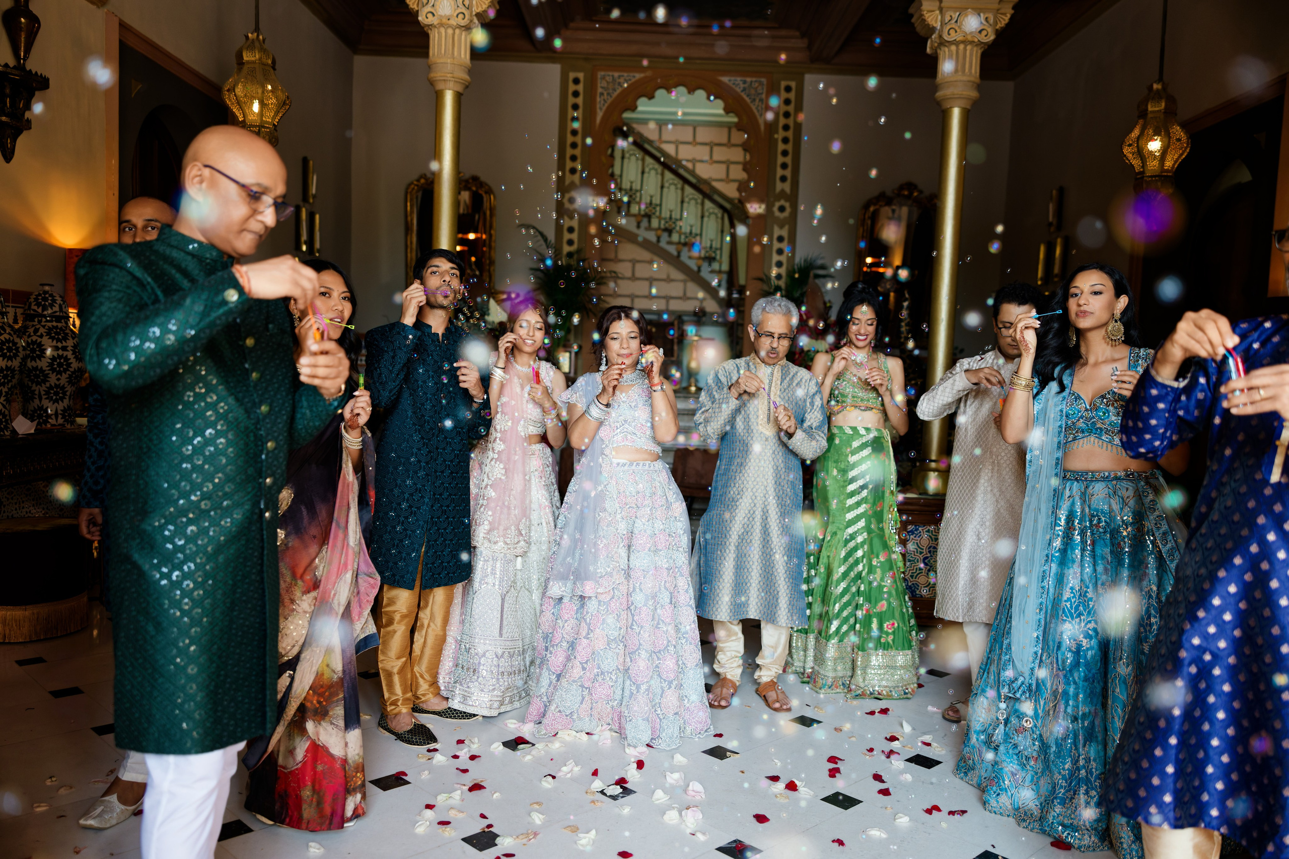 Indian wedding at Gran Villa Rosa, Barcelona