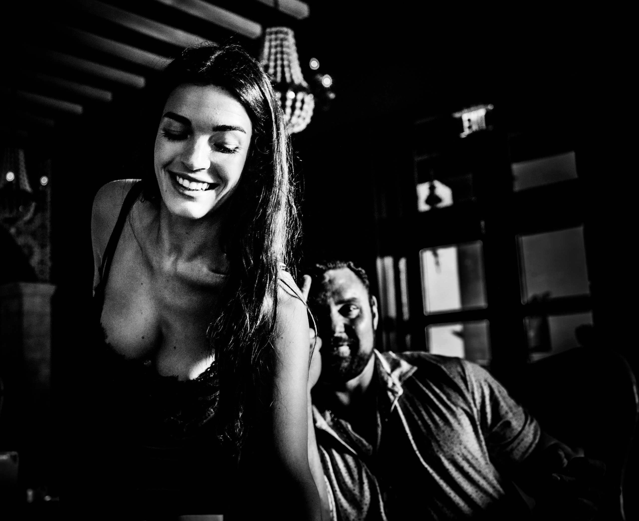 Burn Black and White Series. Out and About 239