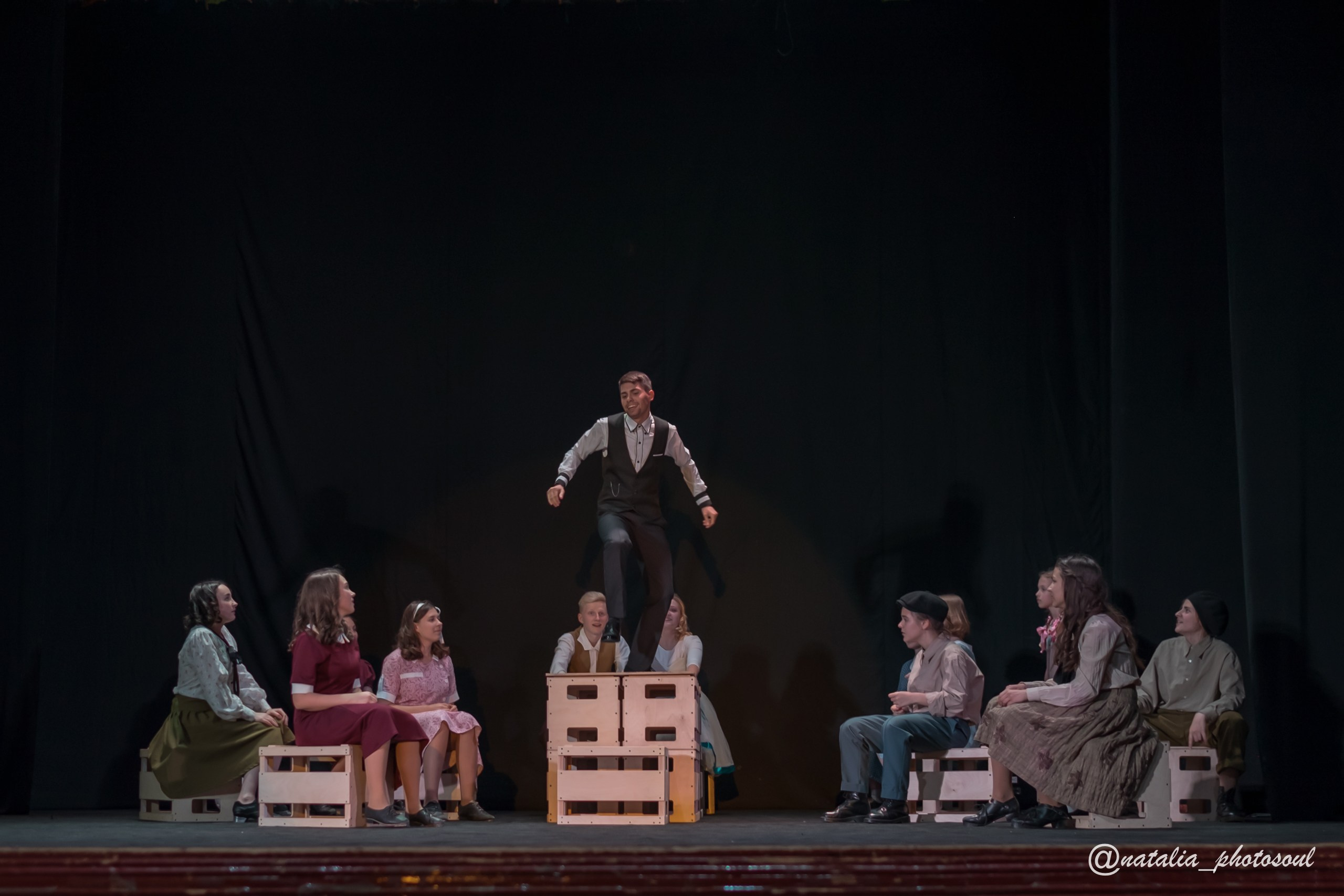 Performance “Our Town” School and Theater “Artist”. Photographer in Seoul Dobrokvashina Natalya