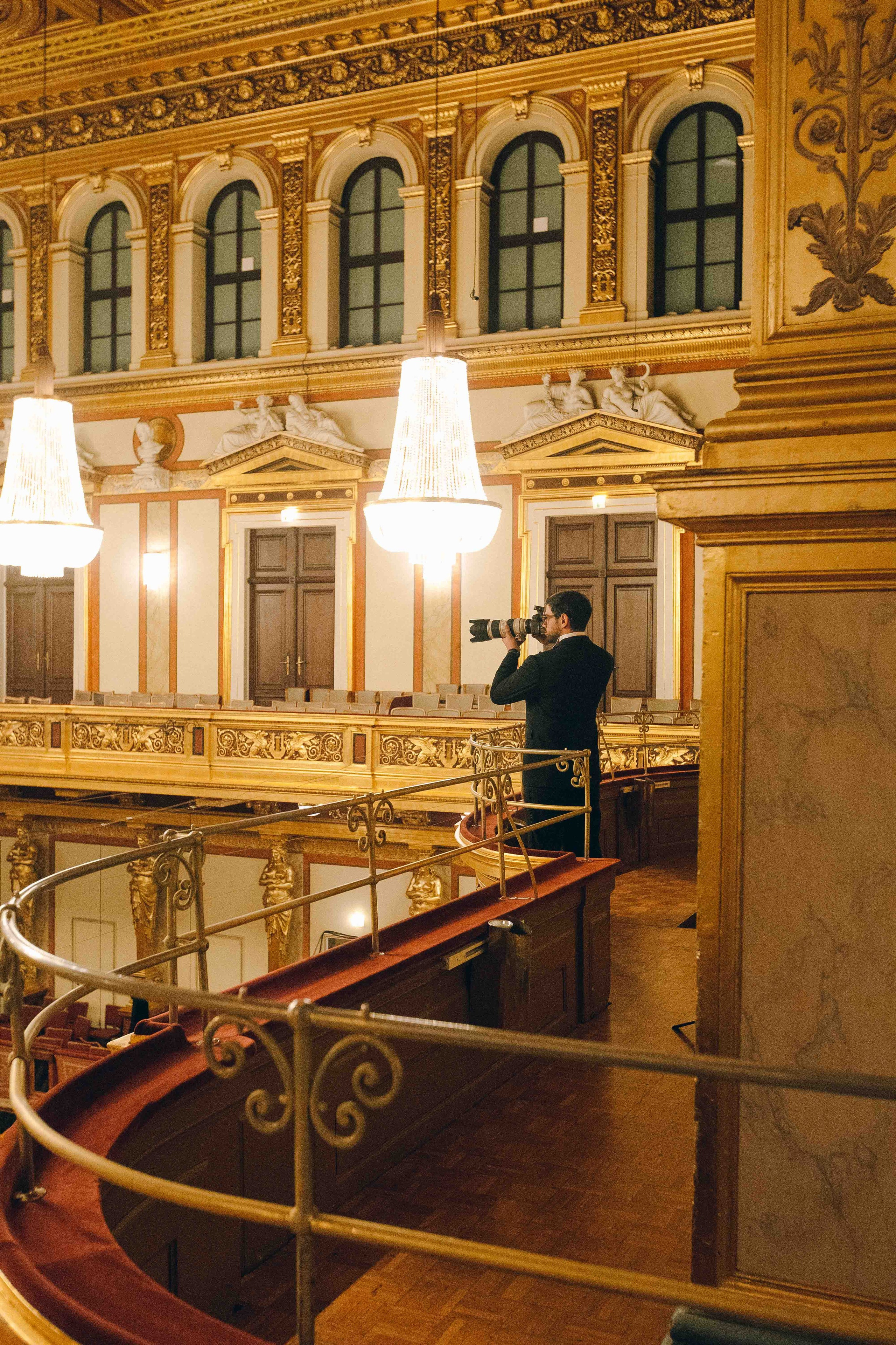 MUSIKVEREIN (VIENNA). Wedding&Event photographer Ismail Rzayev in Baku
