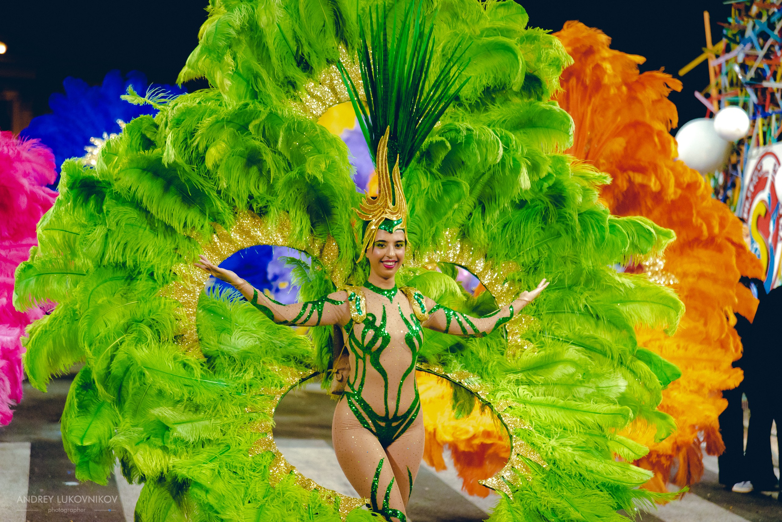 Photo report from the night carnival in Murcia | Reportage photographer Andrey Lukovnikov