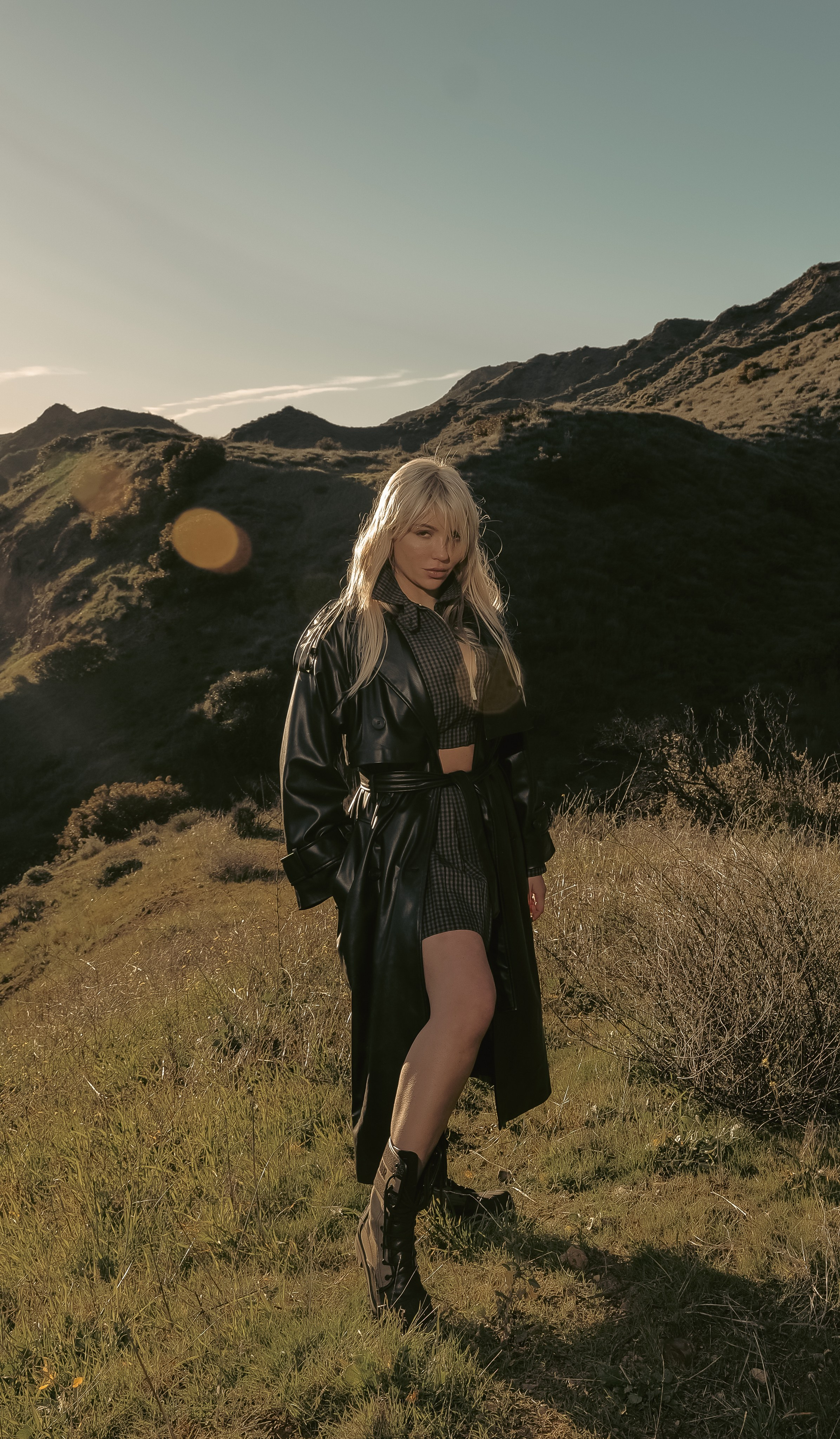 In the rays of the sun (CA). Photographer New York / Los Angeles