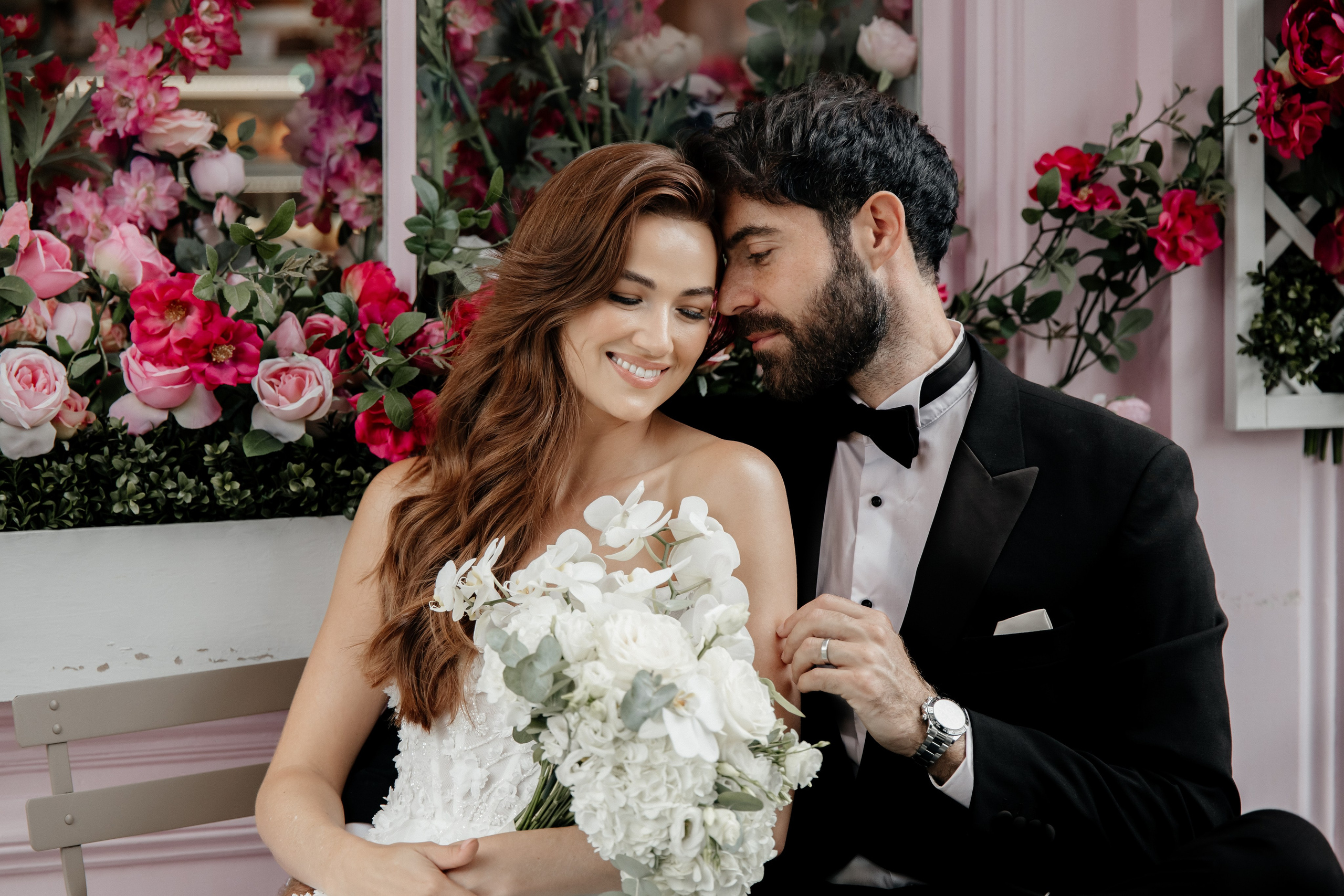 Elegant Wedding London Belgravia Elopement couple. Timeless Wedding & Event Photography from London to the world