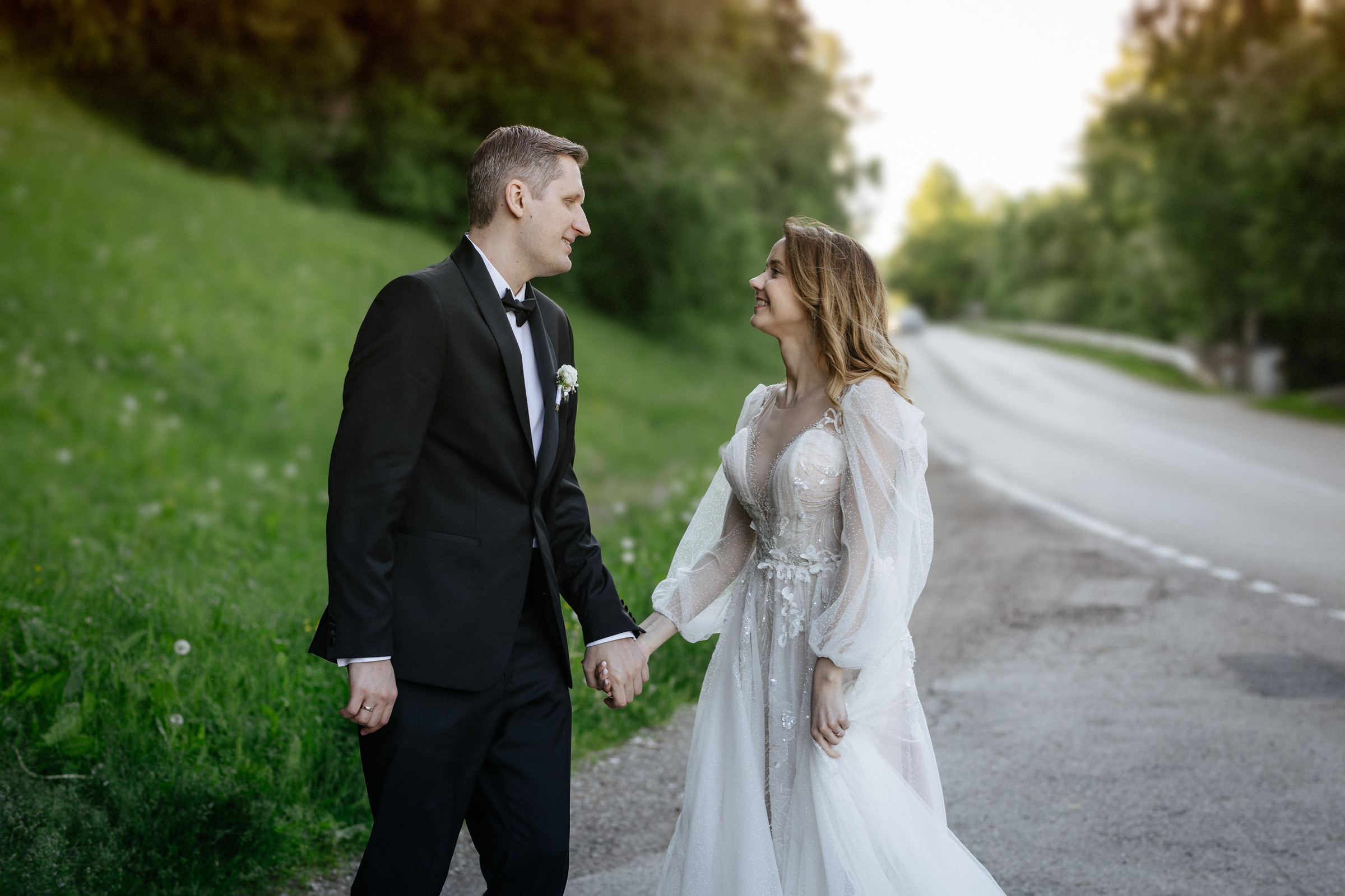 Dovilės ir Gedimino vestuvinė fotosesija Tytuvėnų ansamblyje