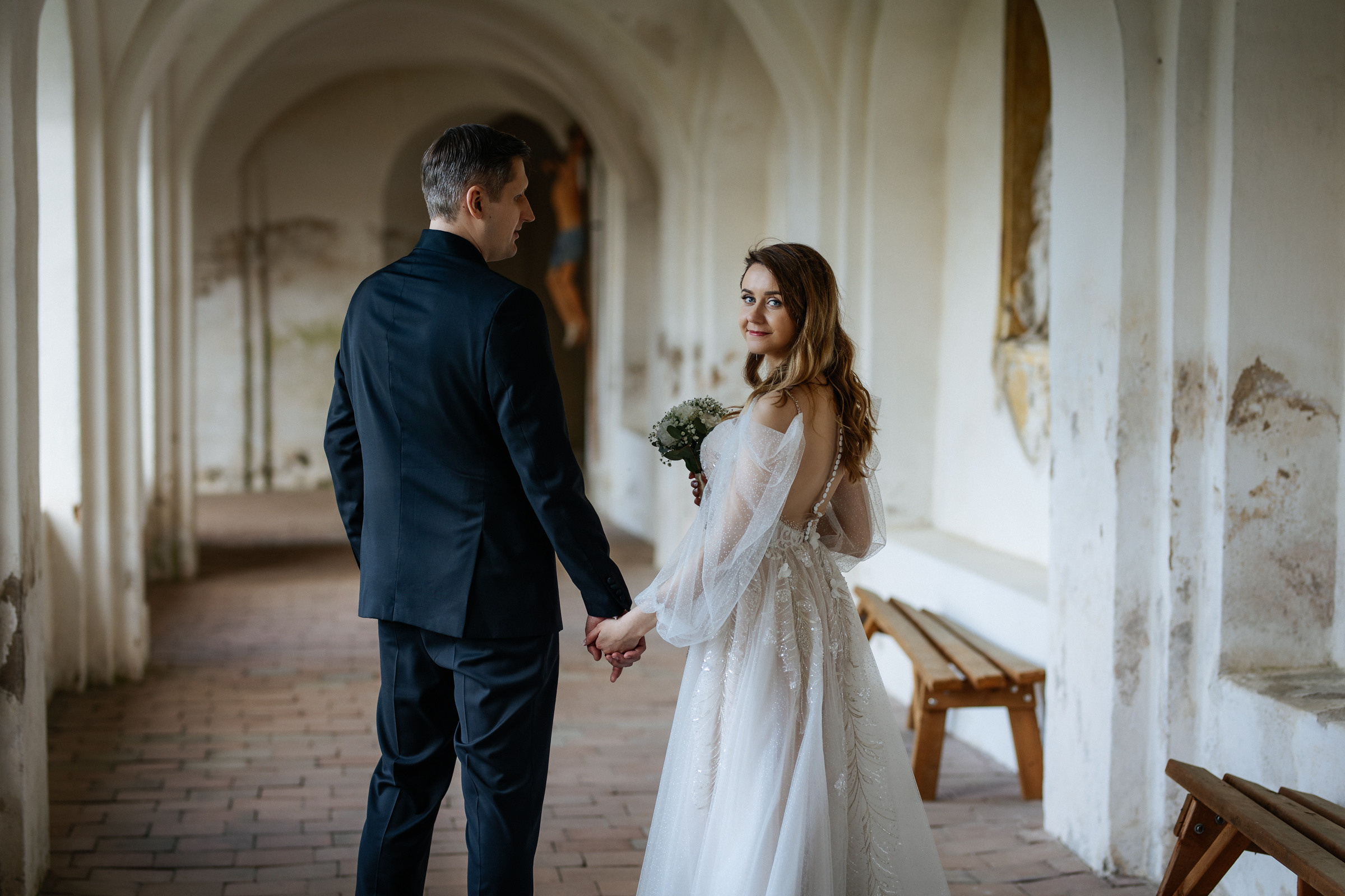 Dovilės ir Gedimino vestuvinė fotosesija Tytuvėnų ansamblyje