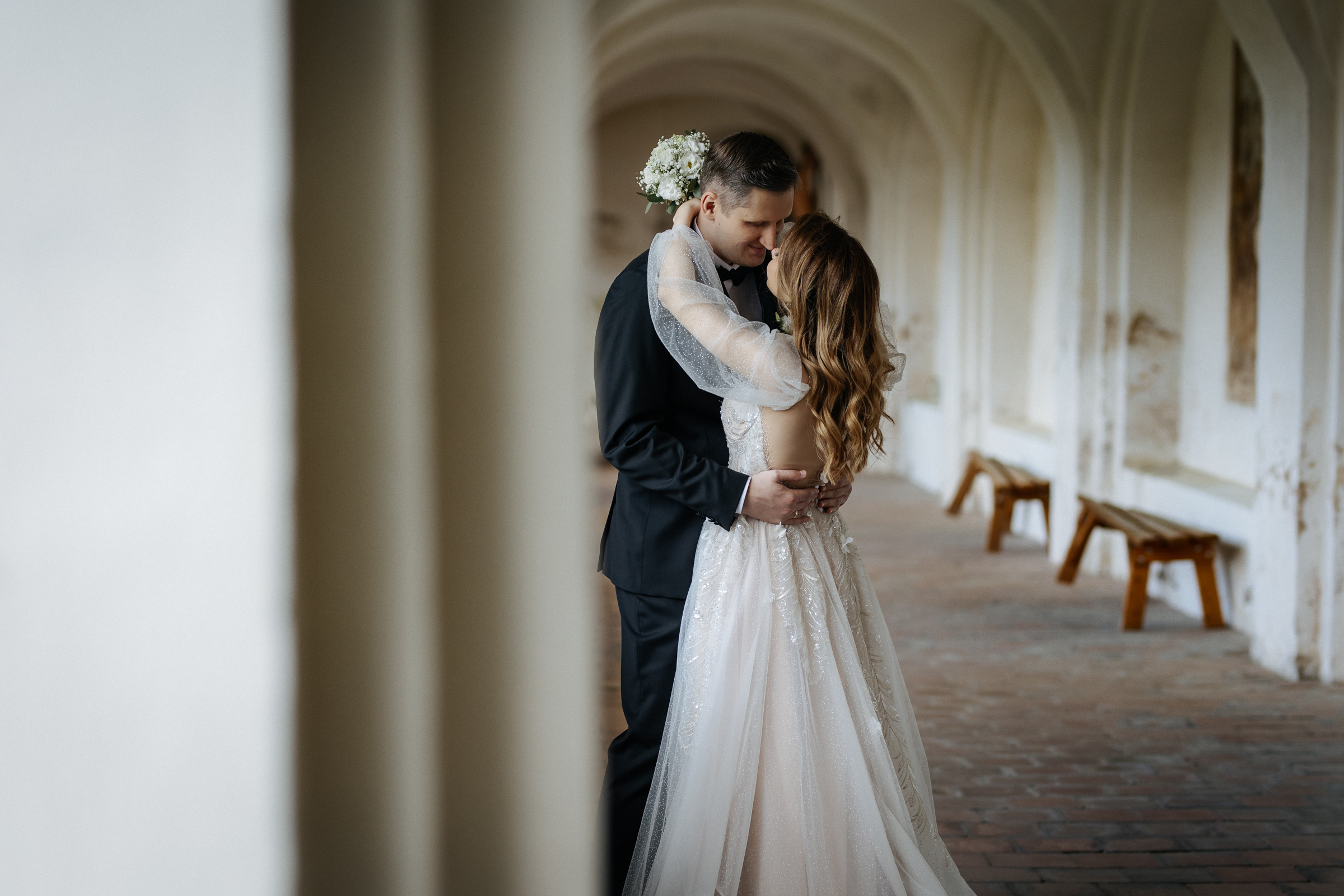 Dovilės ir Gedimino vestuvinė fotosesija Tytuvėnų ansamblyje