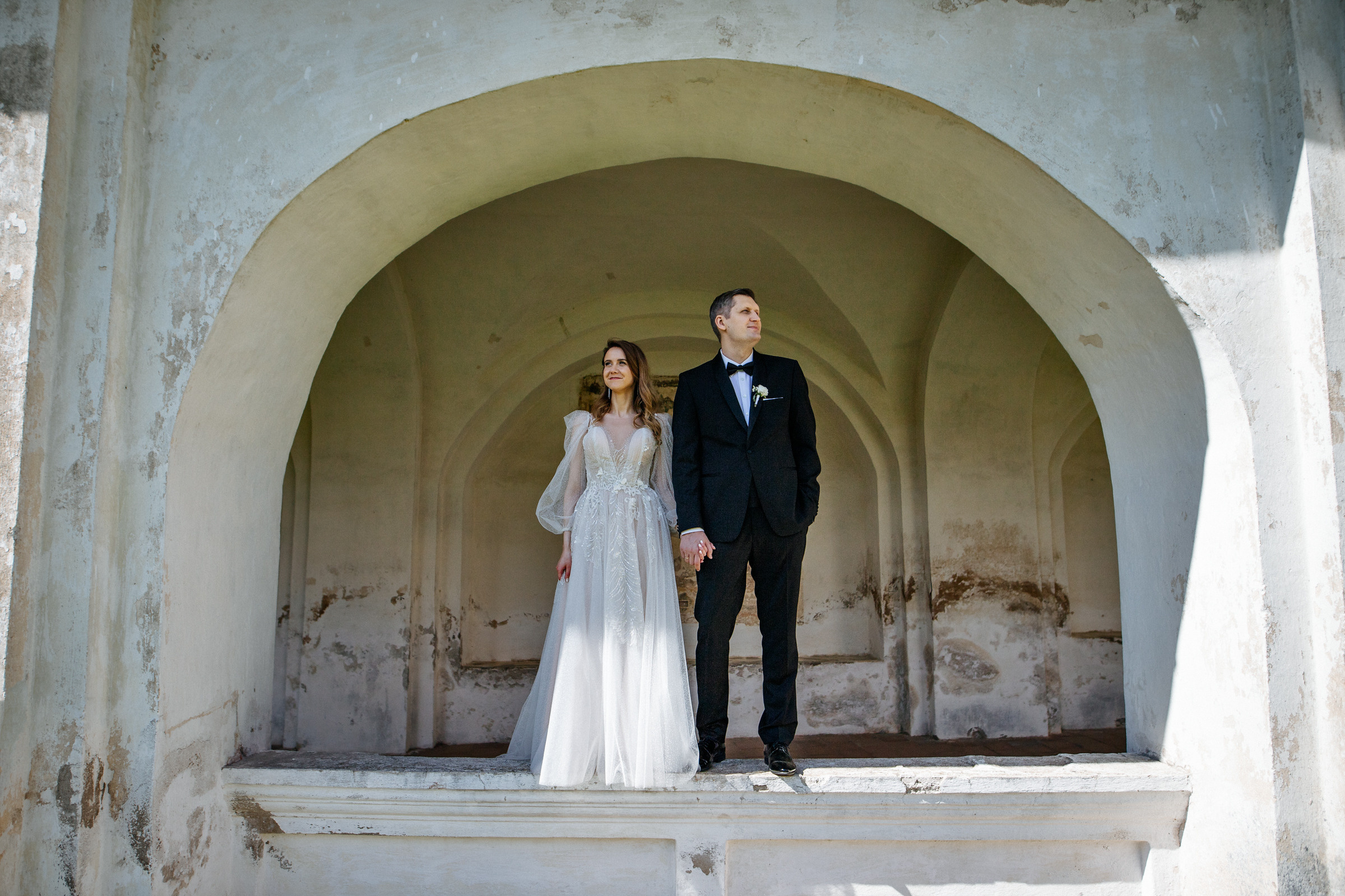 Dovilės ir Gedimino vestuvinė fotosesija Tytuvėnų ansamblyje