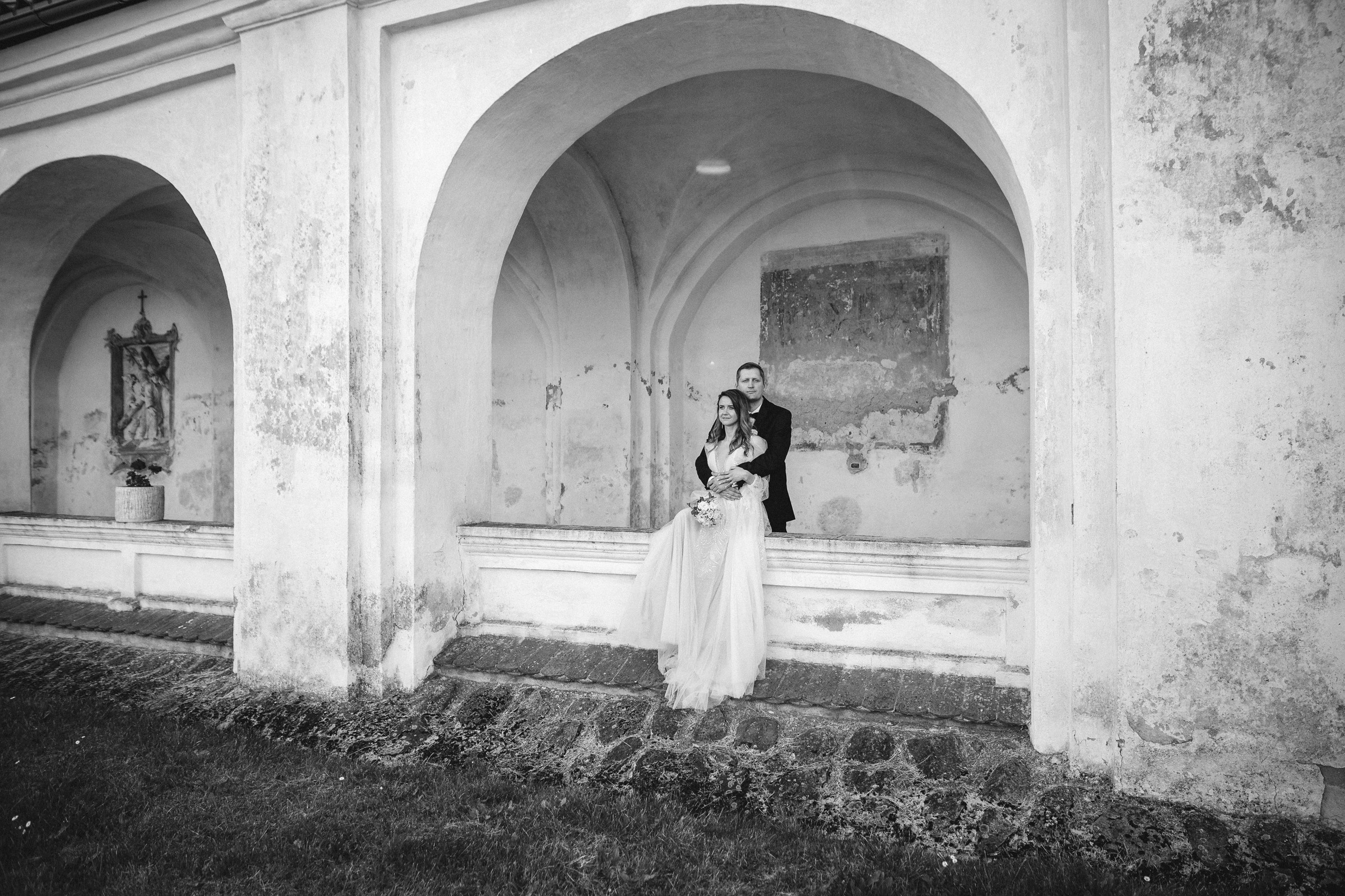 Dovilės ir Gedimino vestuvinė fotosesija Tytuvėnų ansamblyje