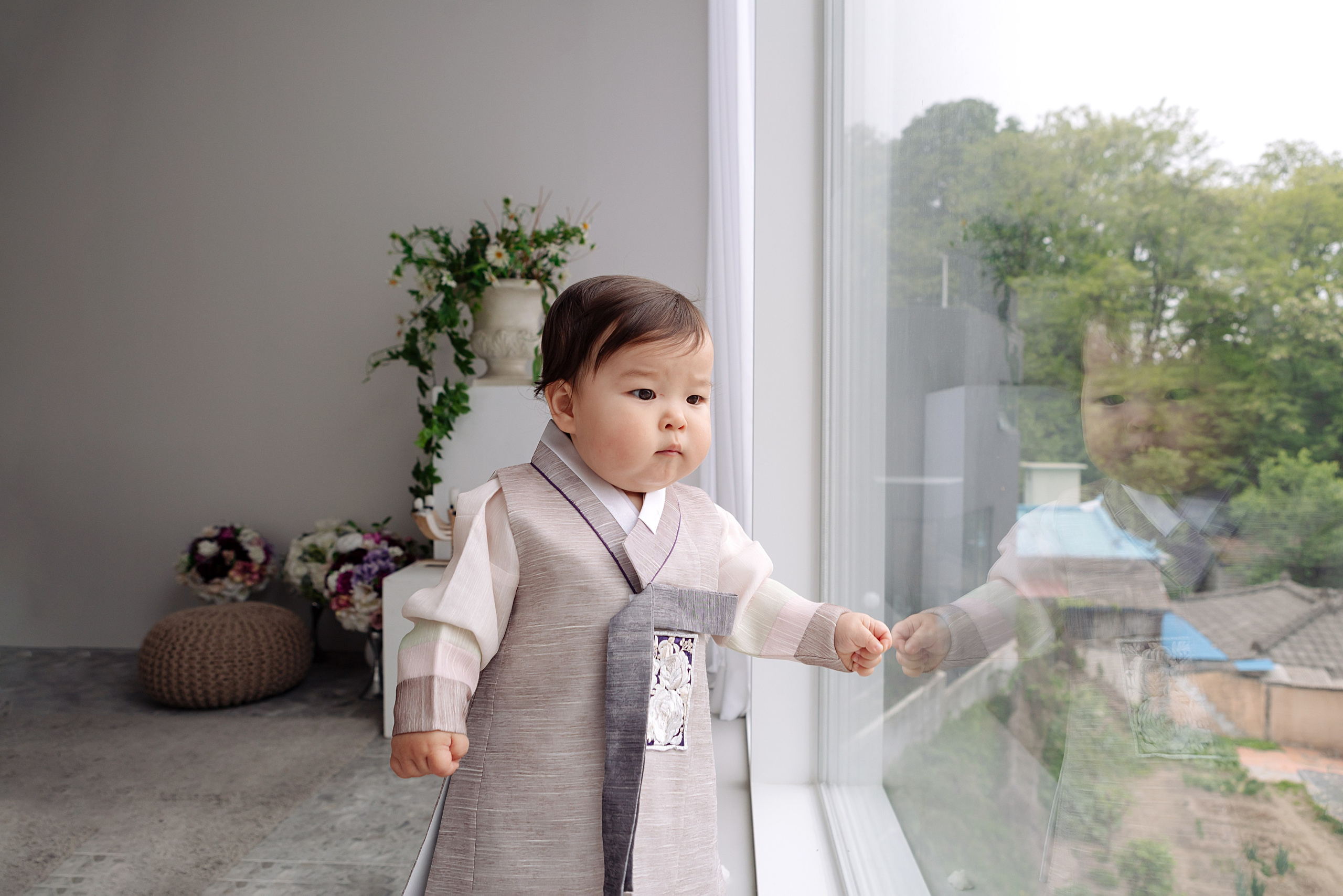 Тимофей в студии. Фотограф беременности, ньюборн и годовасиков в Корее Жанна Хан