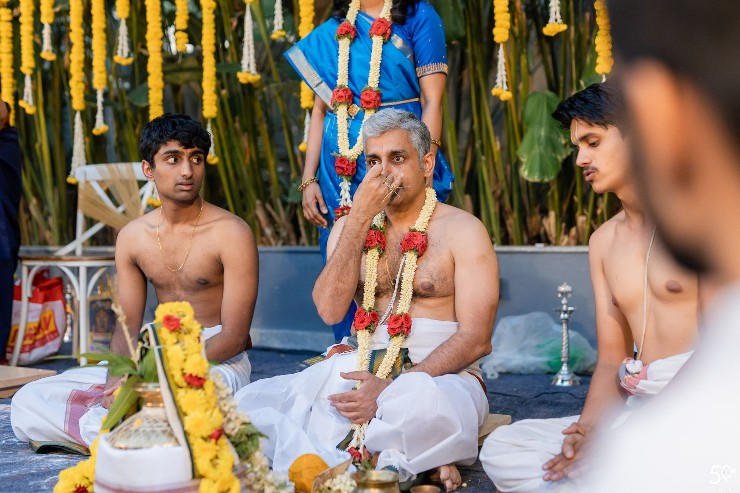 SANJAY AND SAKETH UPANAYANA. 50mm STUDIOS