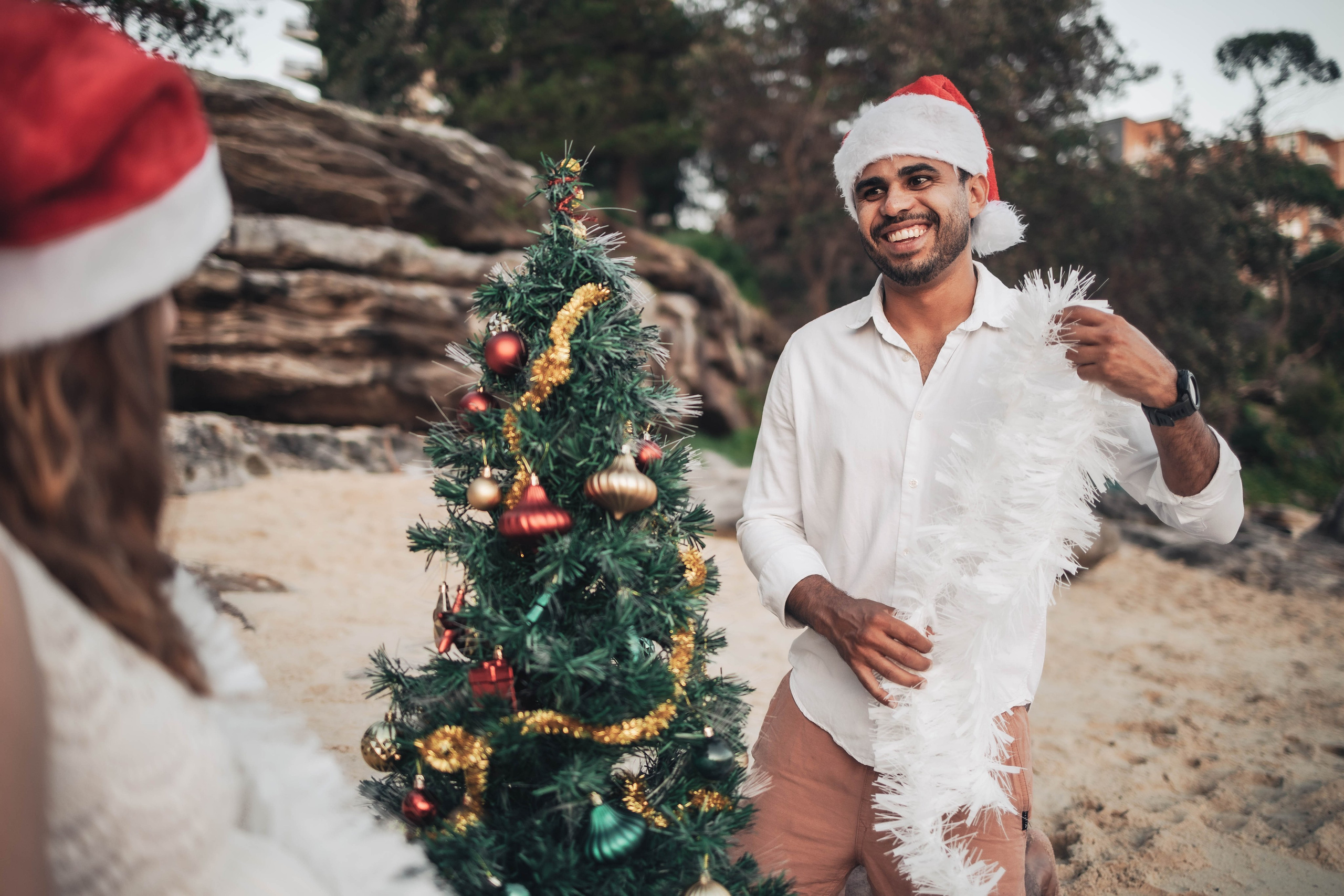 Heather + Tulio + Pregnant + Christmas. True Story Photography