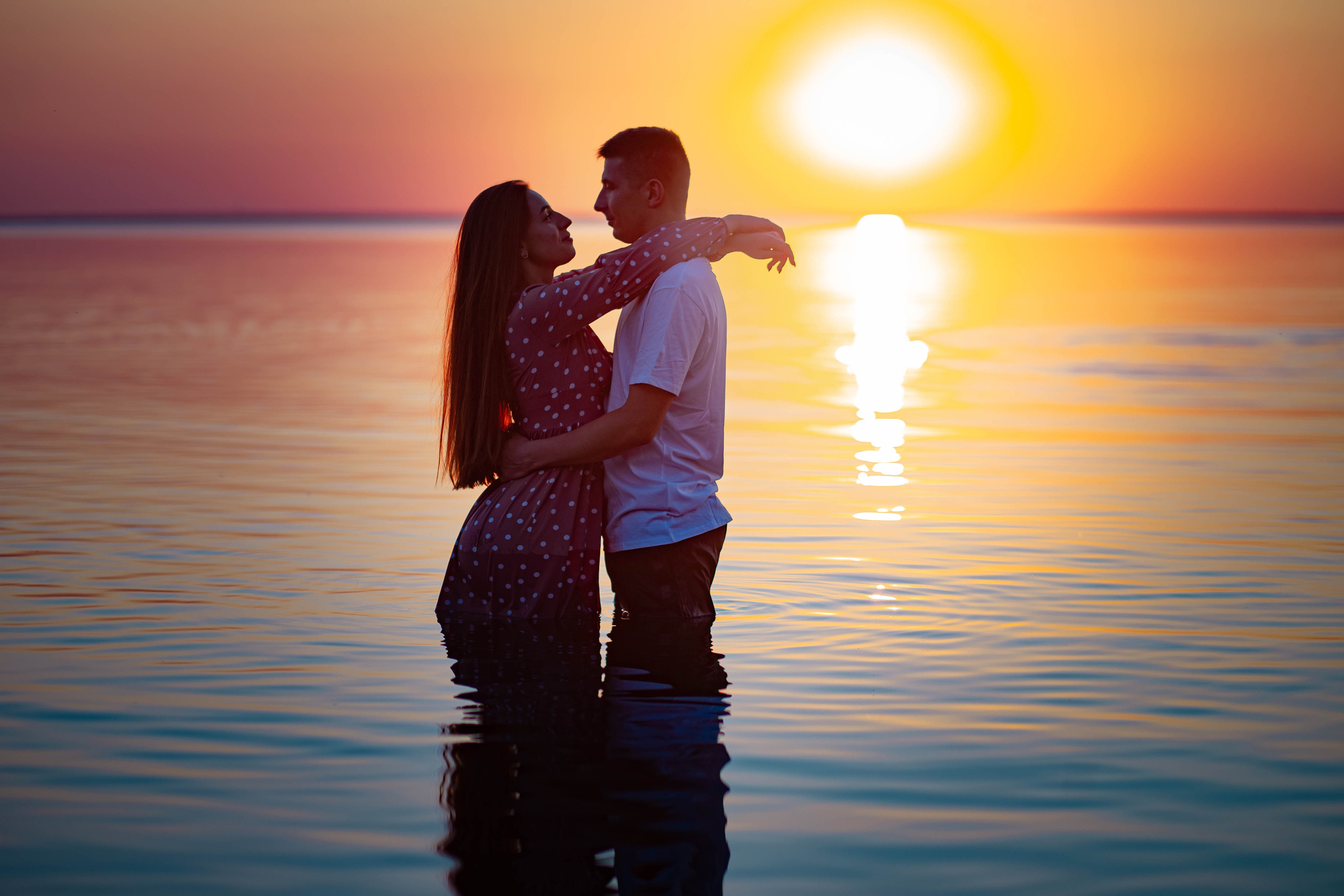 Sunset. Portrait family photographer in Berlin Elena Zakh