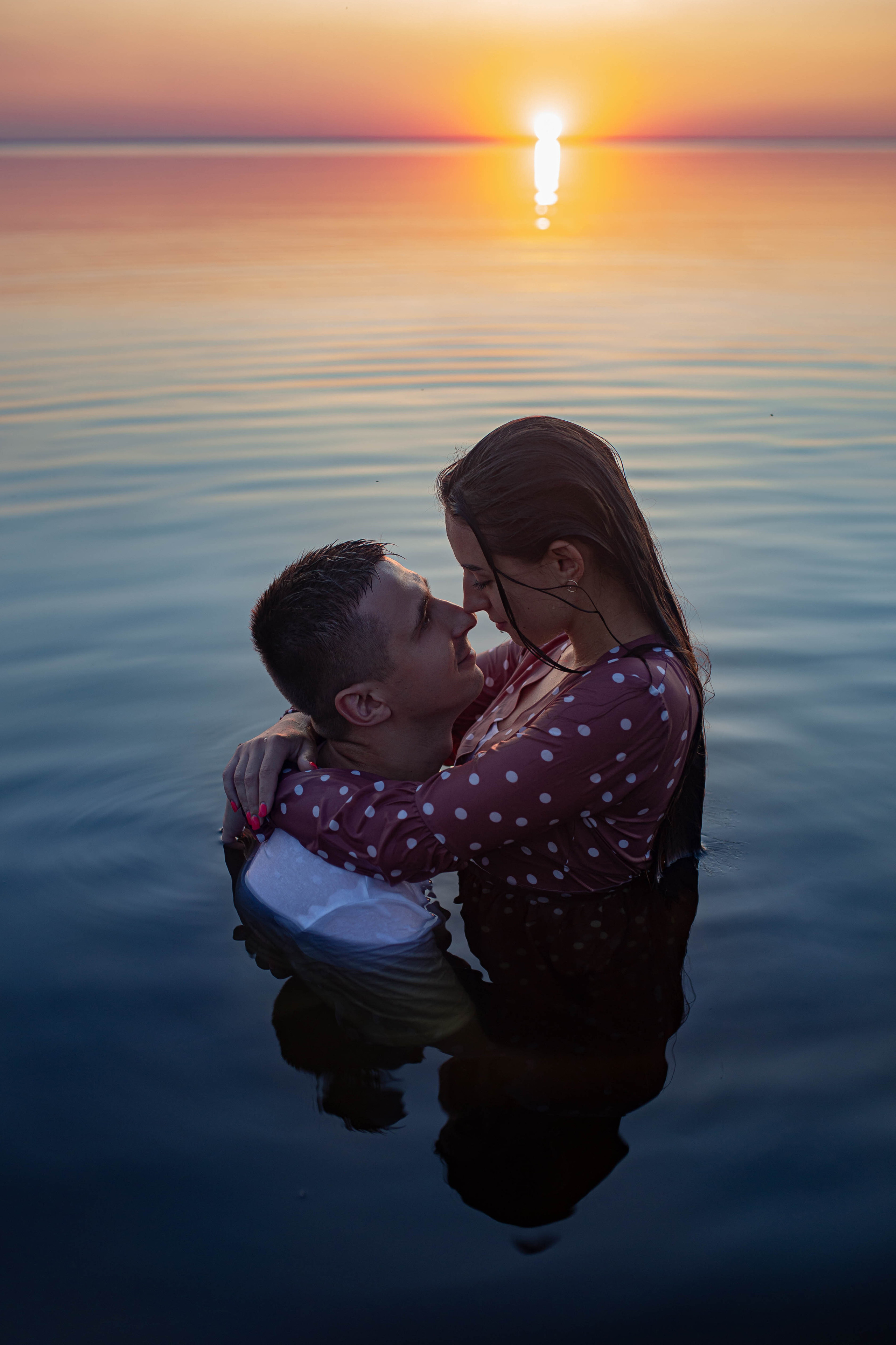 Sunset. Portrait family photographer in Berlin Elena Zakh