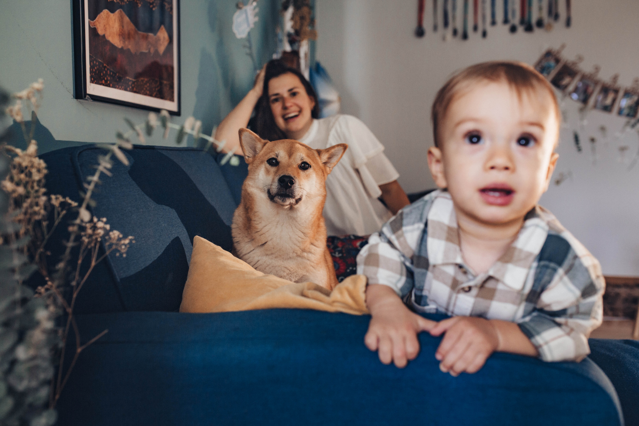 1 year old. Portrait family photographer in Berlin Elena Zakh