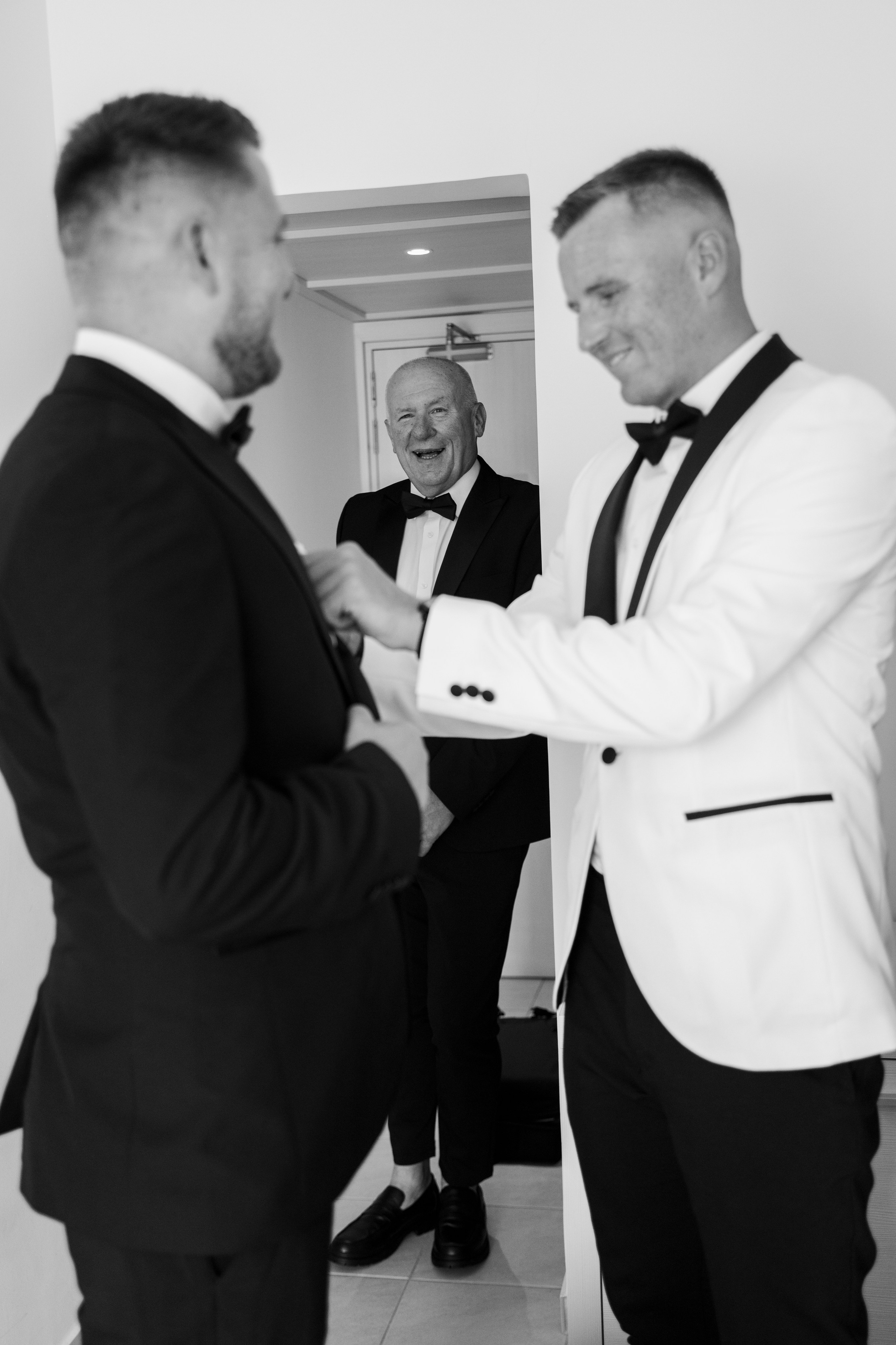 Groom's getting ready Rhodes, Greece