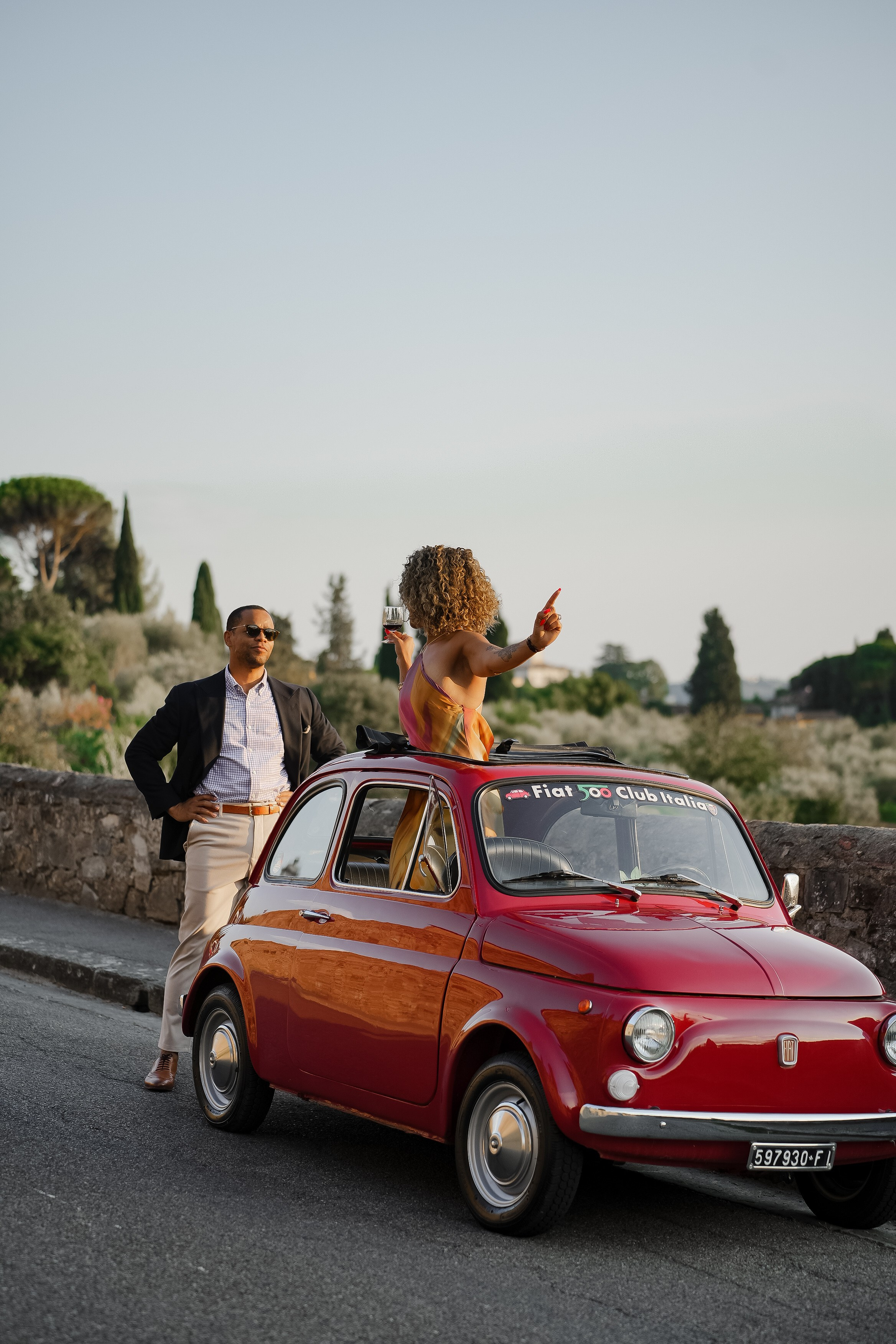 FIAT 500. Wedding Photographer in Italy