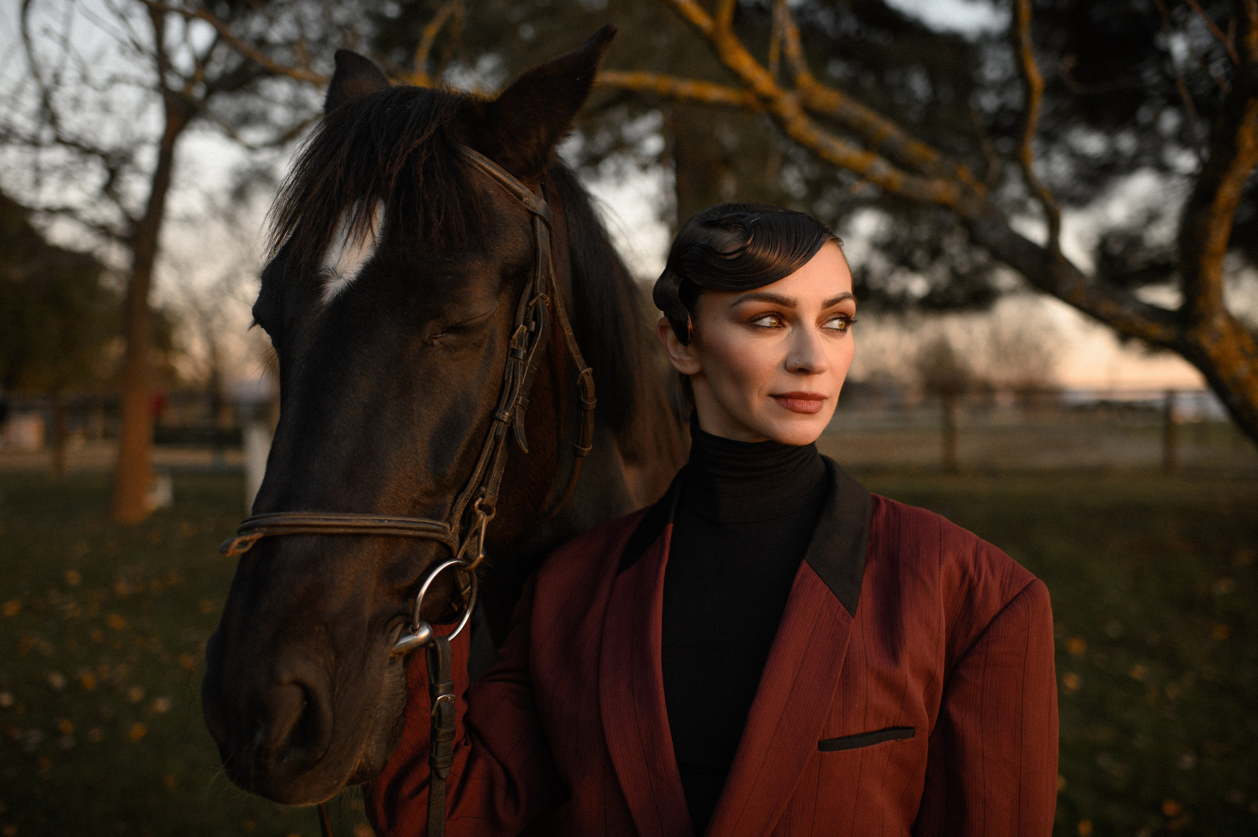 Sofia evening horse ride. Family, children, portrait, and event photography in Thessaloniki