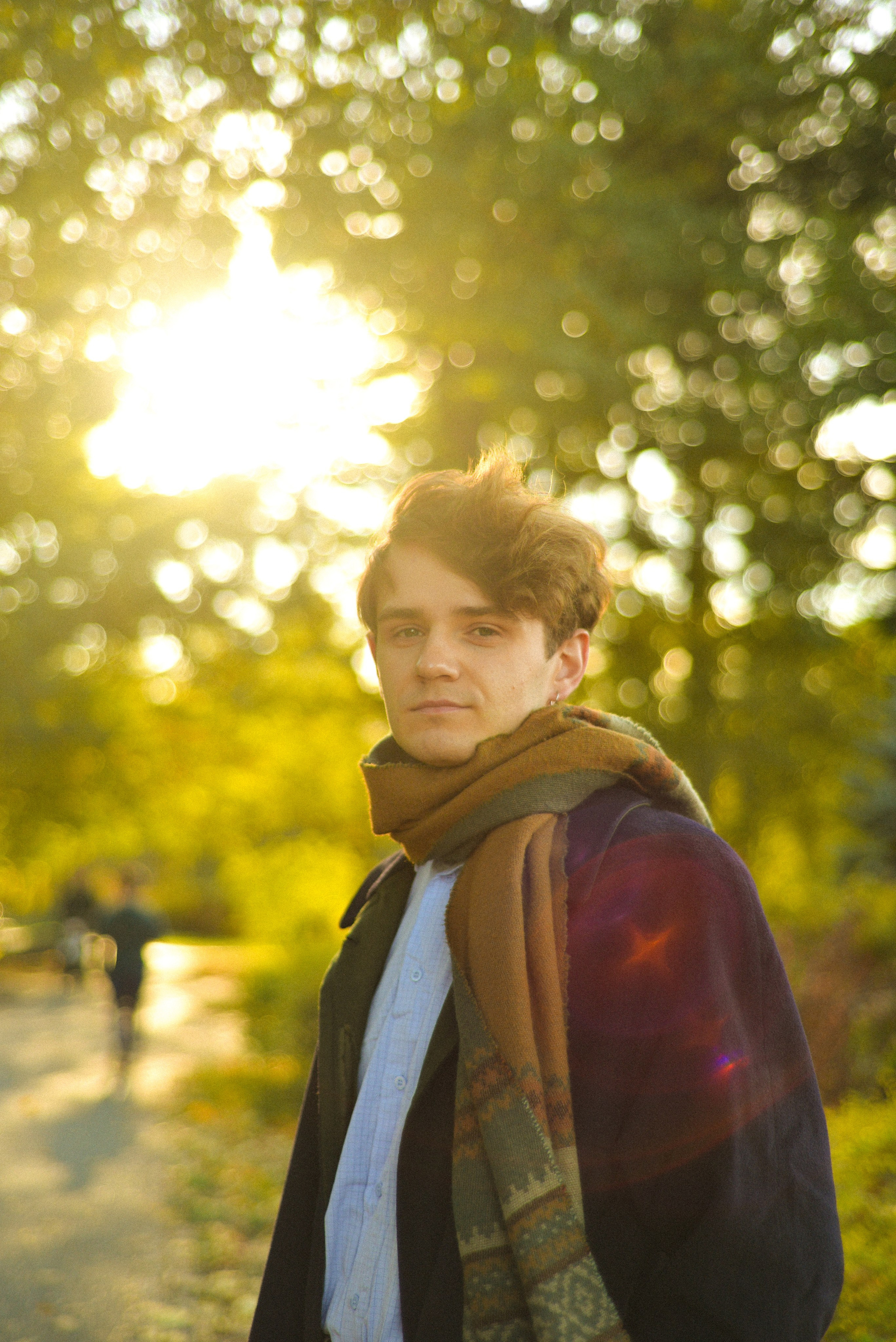 Guy in the park. HOME