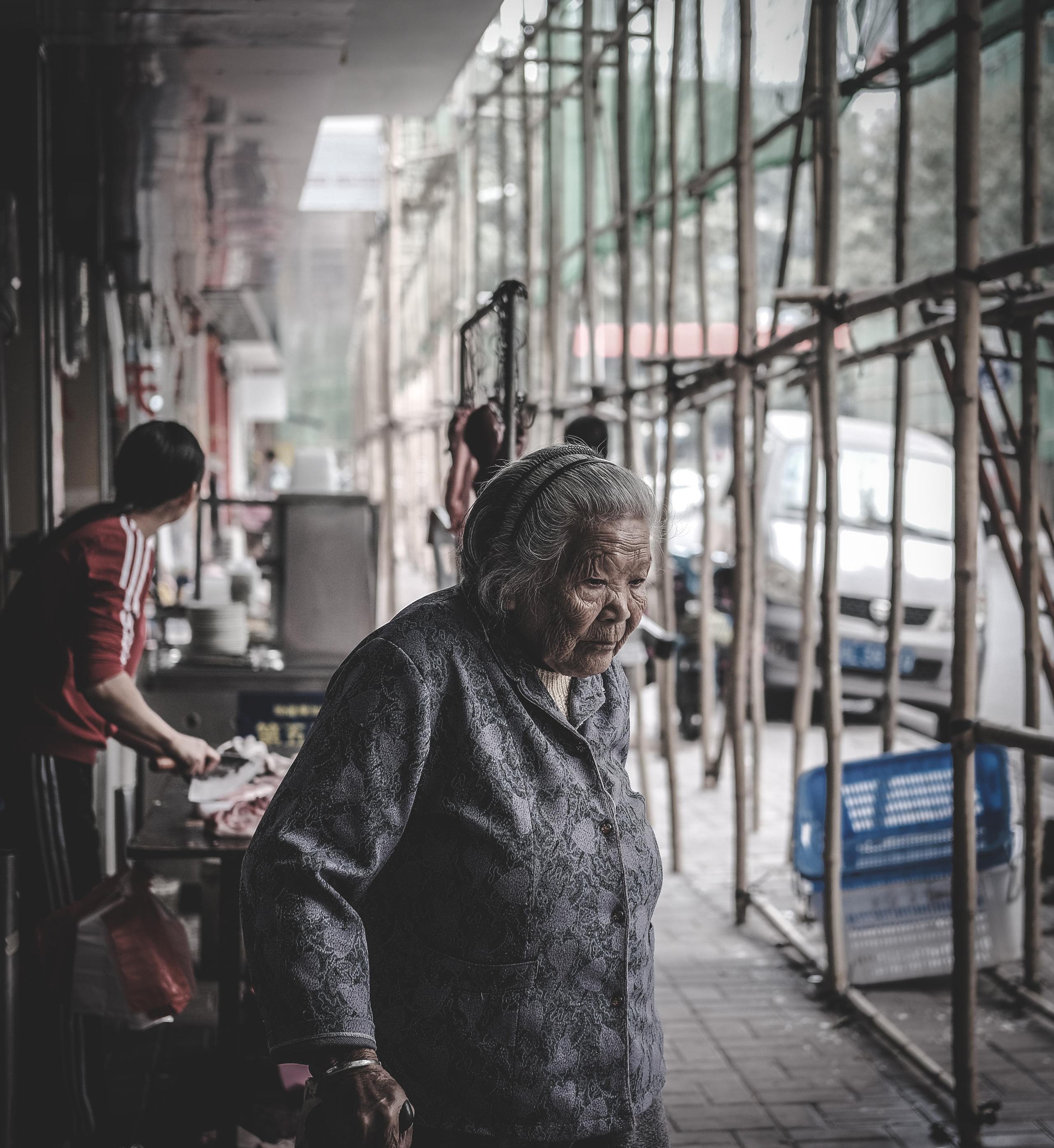Old Chinese Woman | China Town | Huizhou City | Camera: FUJIFILM X-Pro3 35mm F2.0