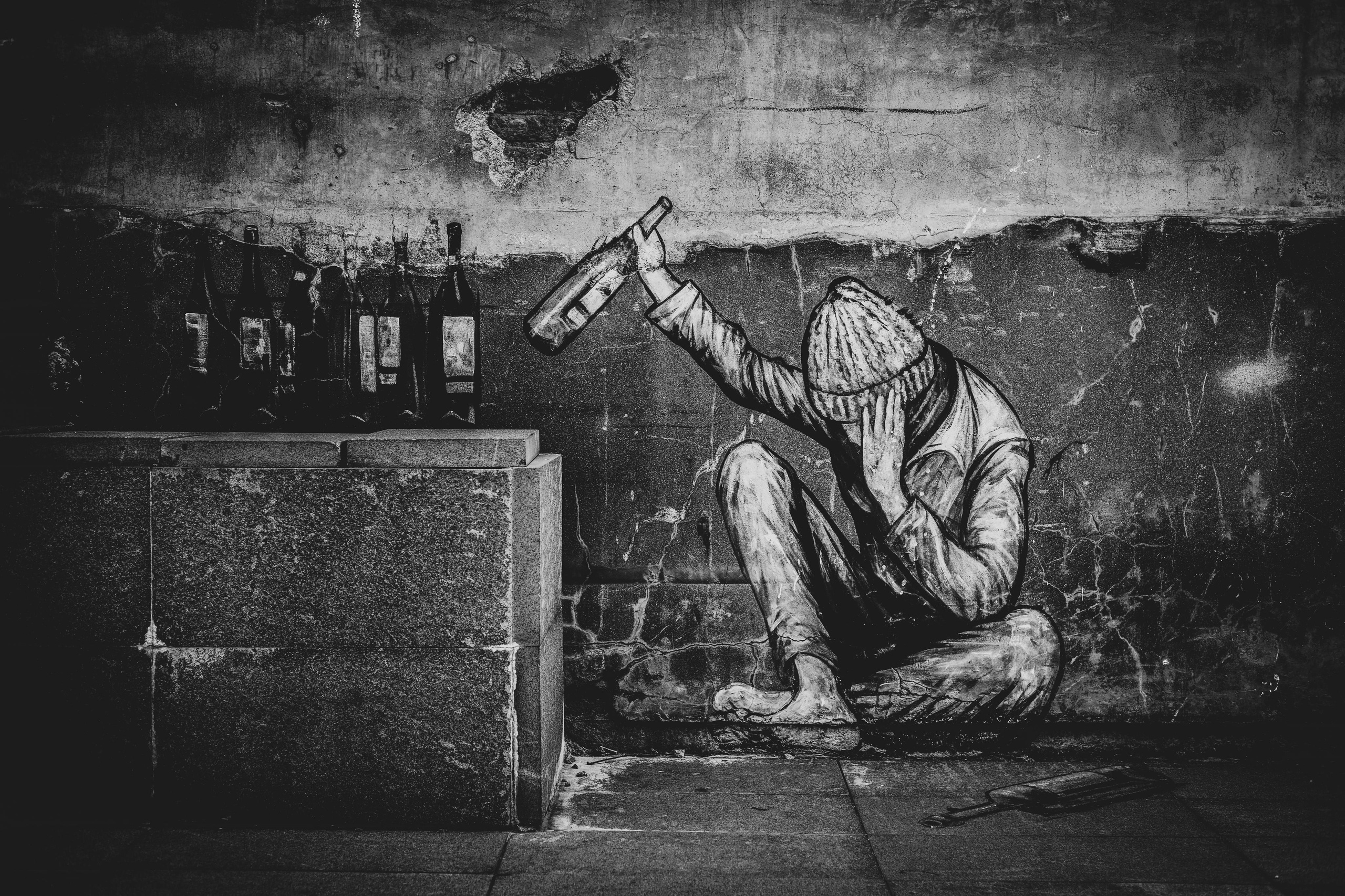 Don't Drink ! | Street art Graffiti in Shenzhen | Street-art and Graffiti | Street Photography | Shenzhen | China | 不要喝酒！ | 深圳街头涂鸦 | 街头艺术和涂鸦 | 街头摄影| 深圳 | 中国