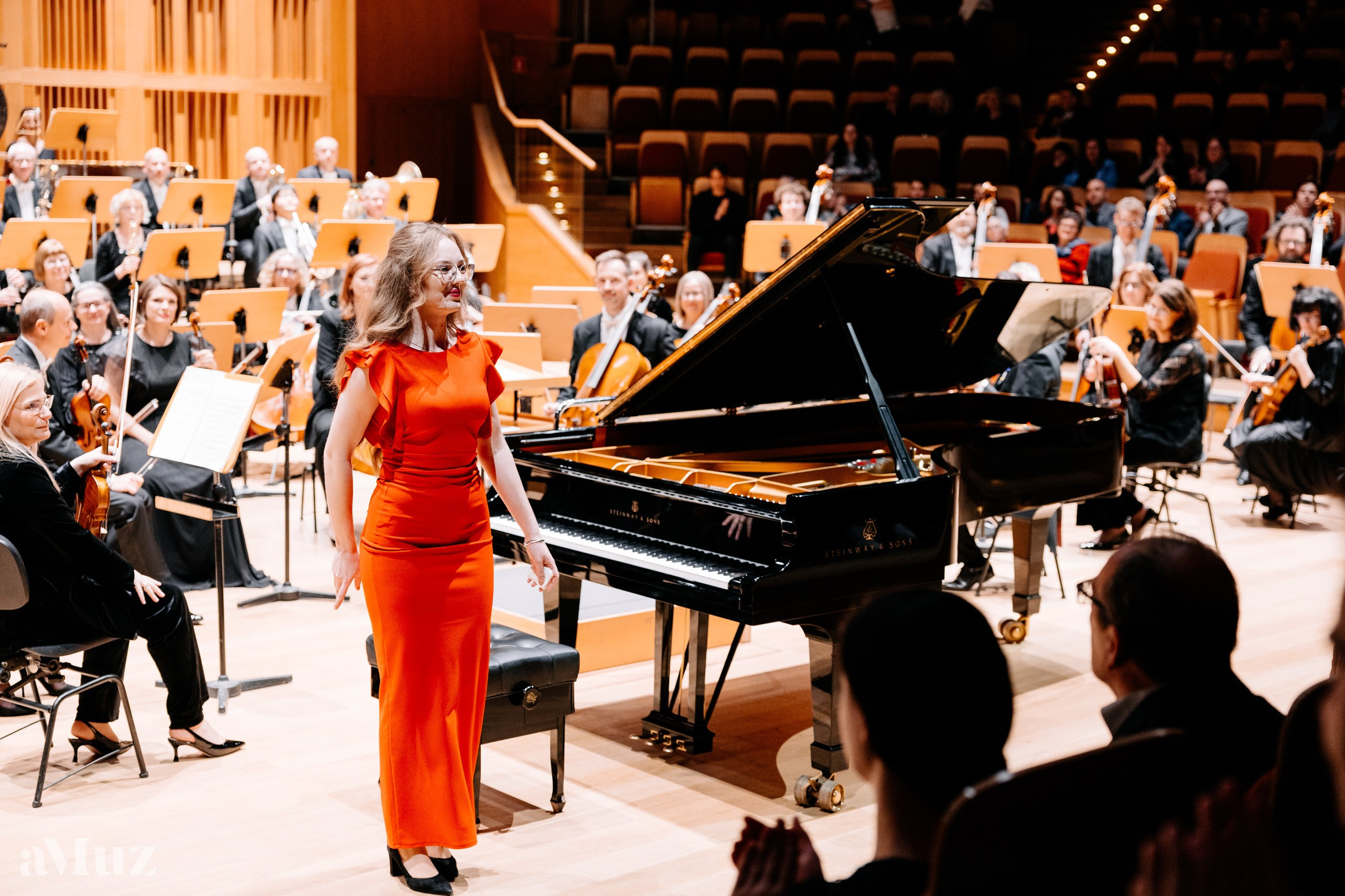 Koncert dyplomantów aMuz w Polskiej Filharmonii Bałtyckiej. Fotograf Ślubny Warszawa - Sesje Biznesowe Rodzinne Eventy