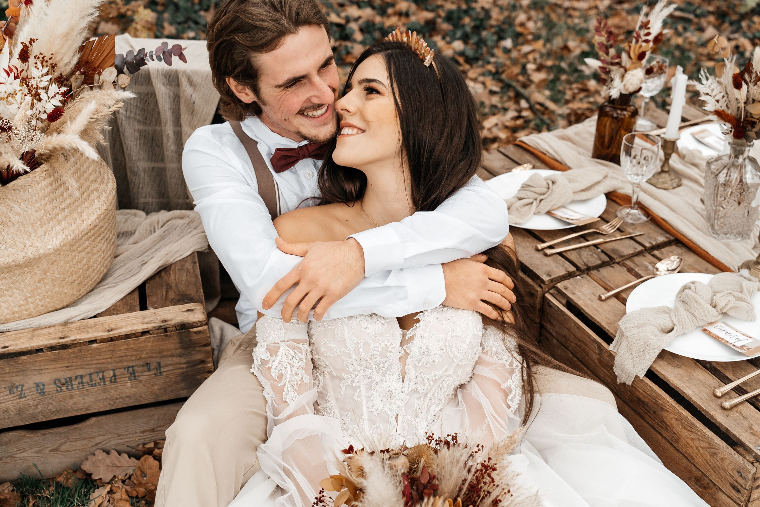 Bohohochzeit in Ahrweiler. Hochzeitsfotograf für Moers, Niederrhein, Düsseldorf, NRW und Deutschland