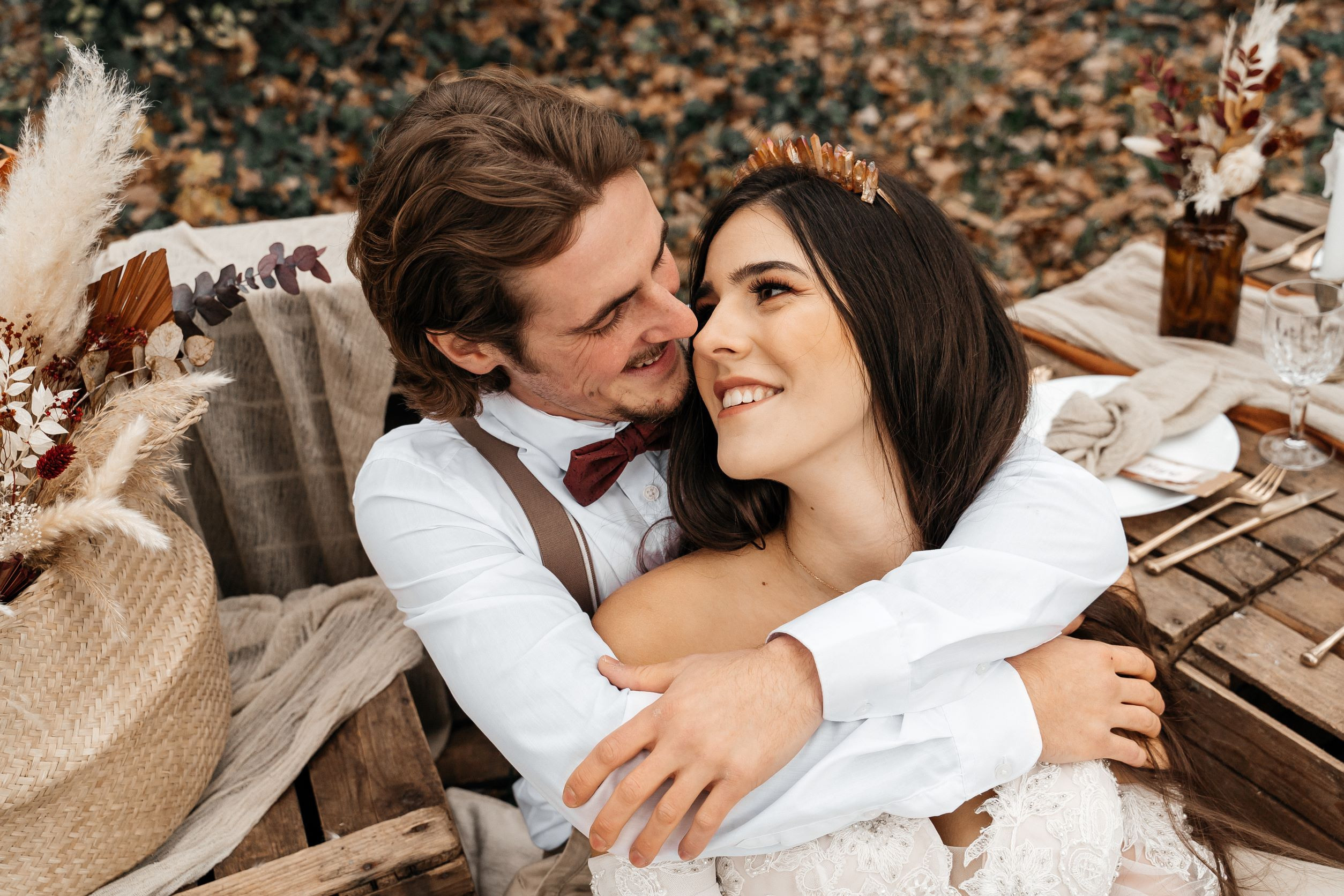 Bohohochzeit in Ahrweiler. Hochzeitsfotograf für Moers, Niederrhein, Düsseldorf, NRW und Deutschland