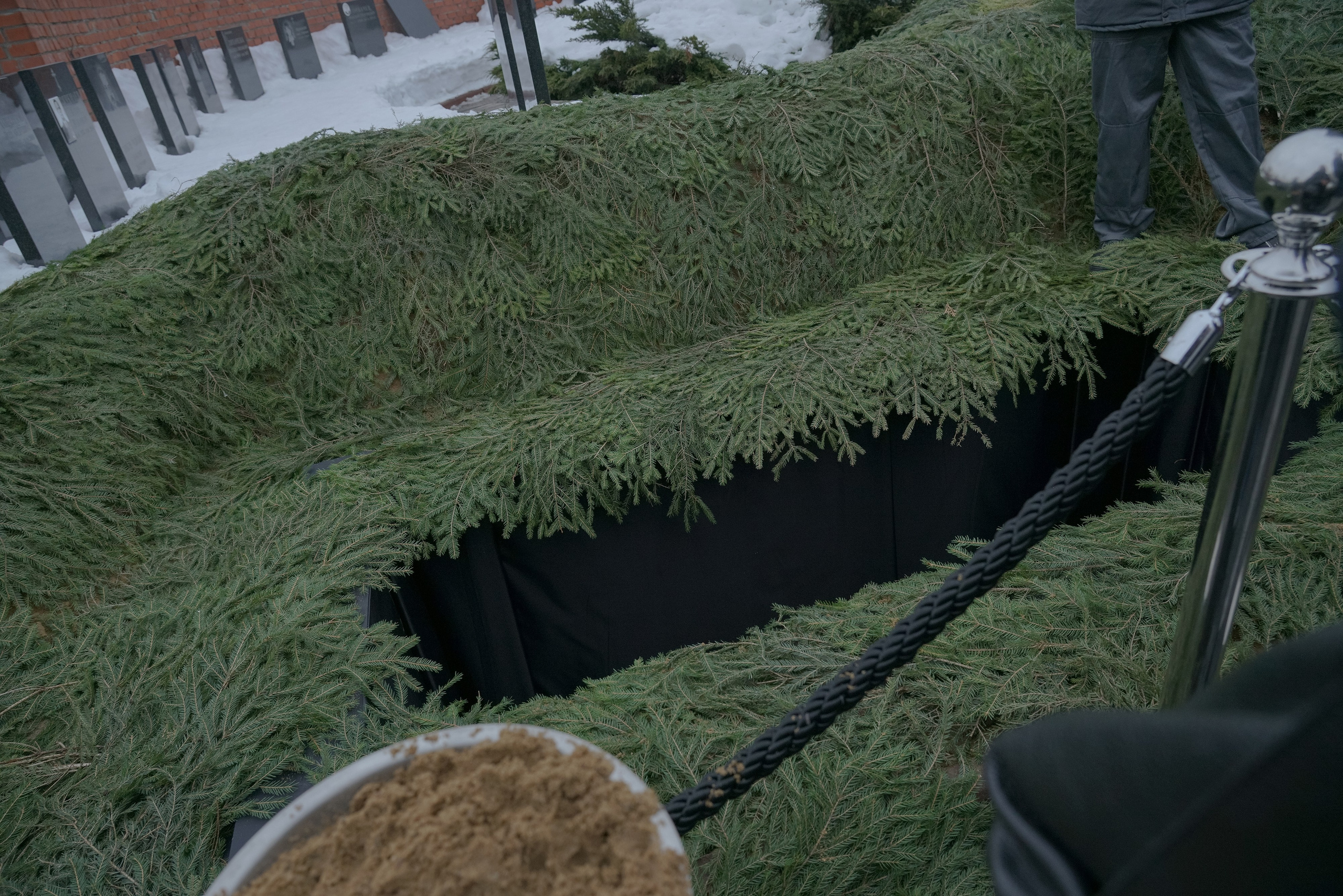 Alexei Navalny’s funeral. Marina Sycheva