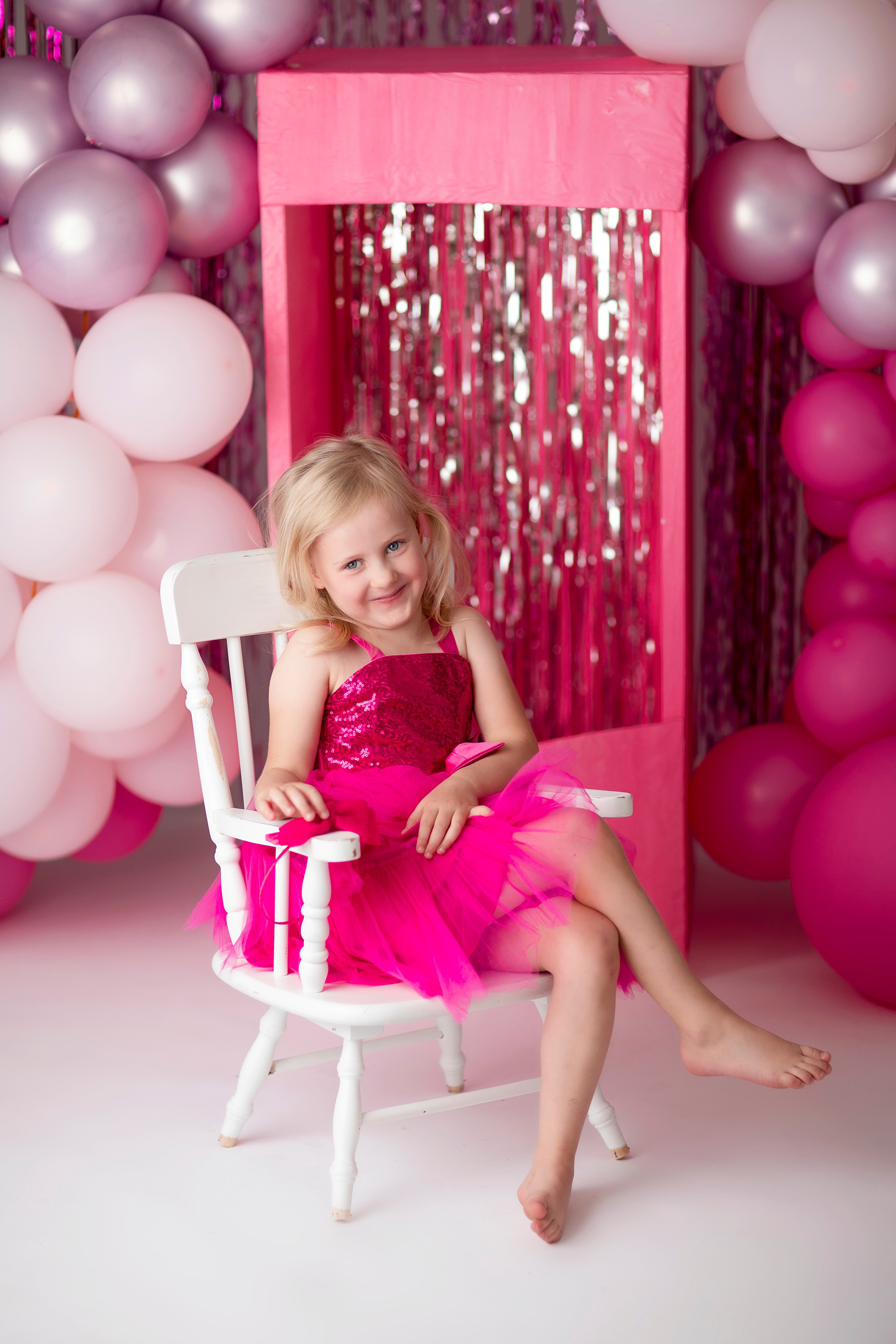 Mini-fotografering i Barbie-stil för flickor från 1 till 6 år. Axlundphotography.se