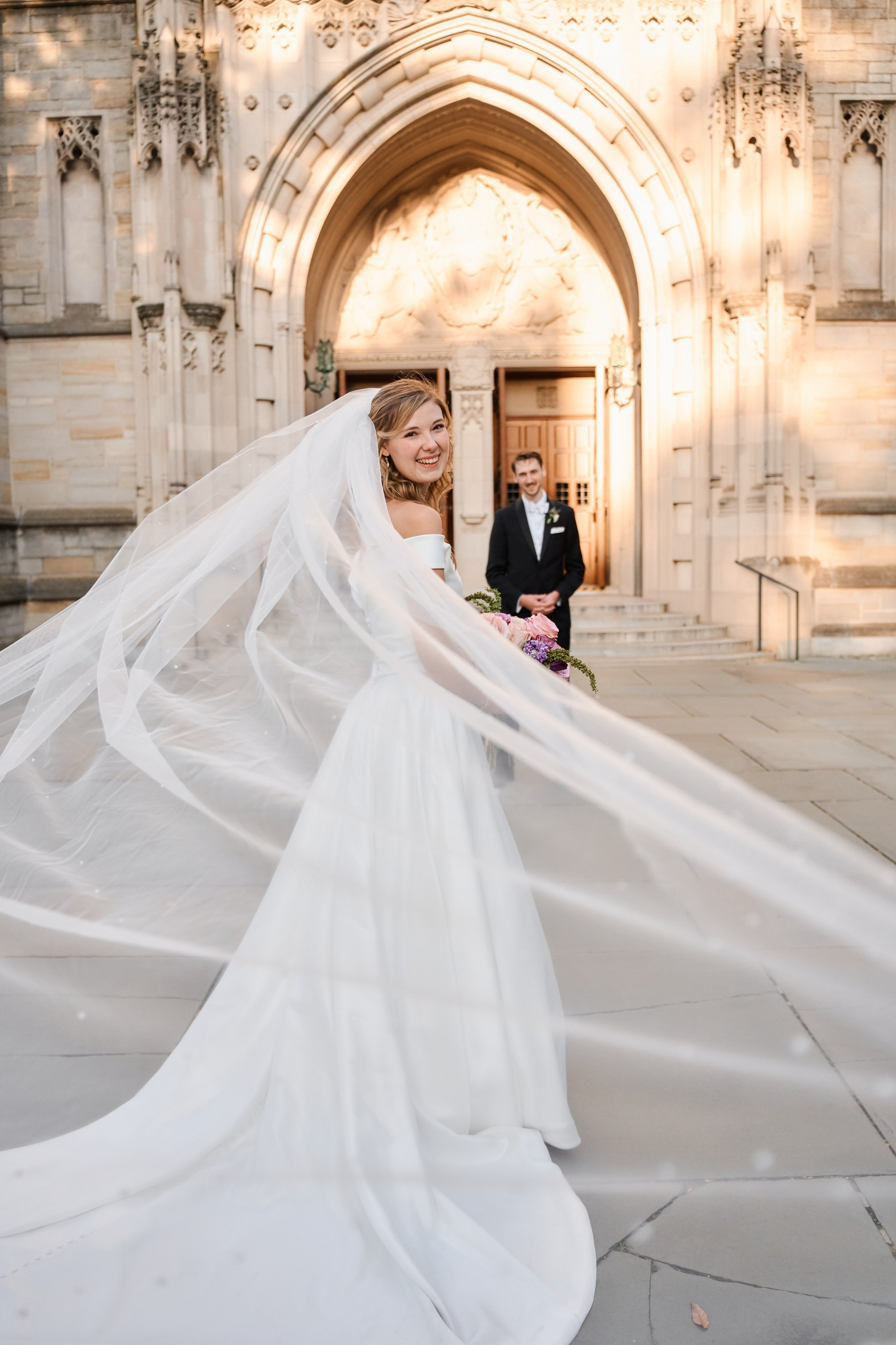 Elegant Wedding Ceremony at a Historic New York Cathedral | Timankov Photography. Professional Wedding and event photographer USA New York