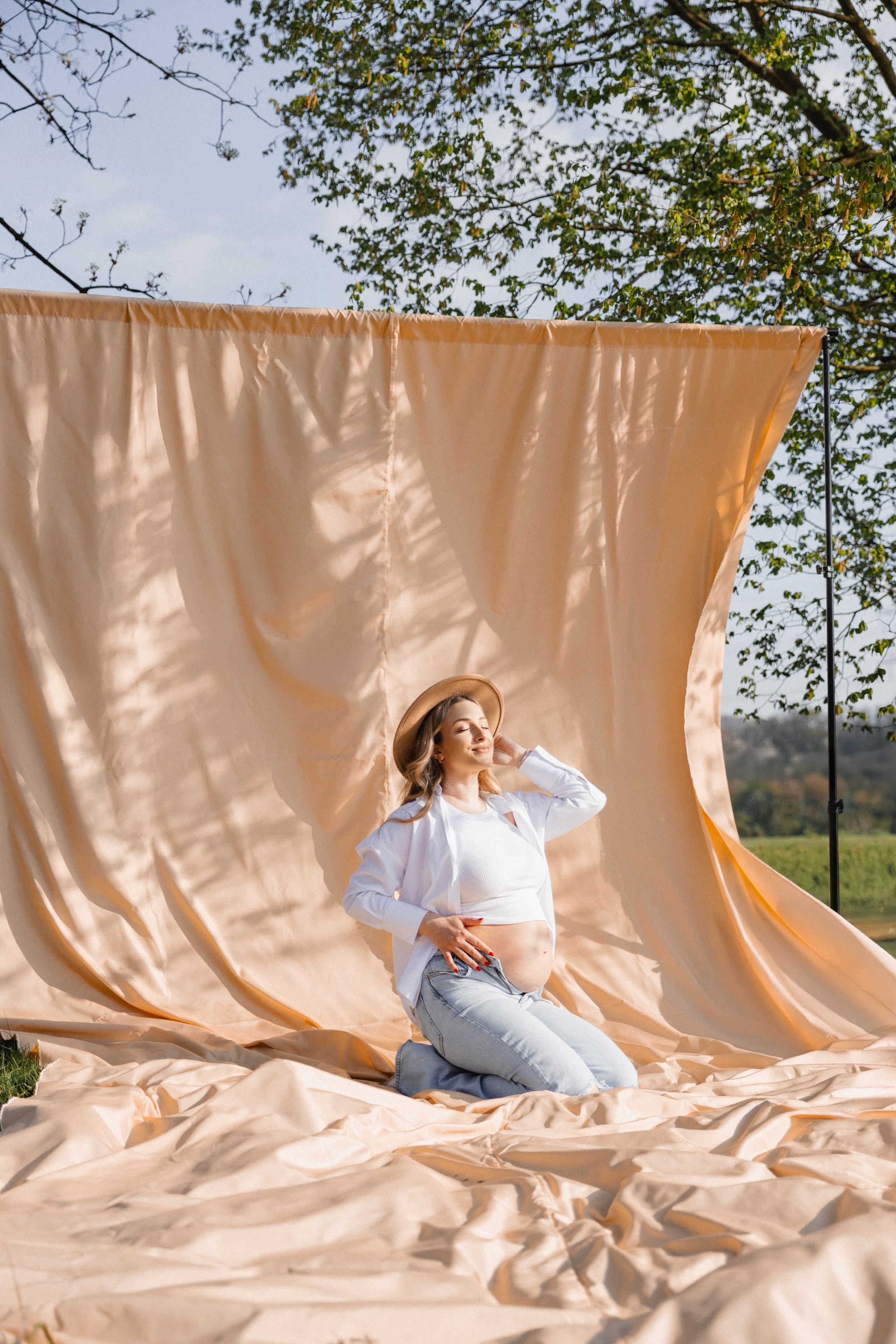 Schwangerschaftsfotos am Kemnader See | Babybauch Shooting Bochum. Hochzeitsfotografin Bochum | Halyna Reiche Fotografie NRW