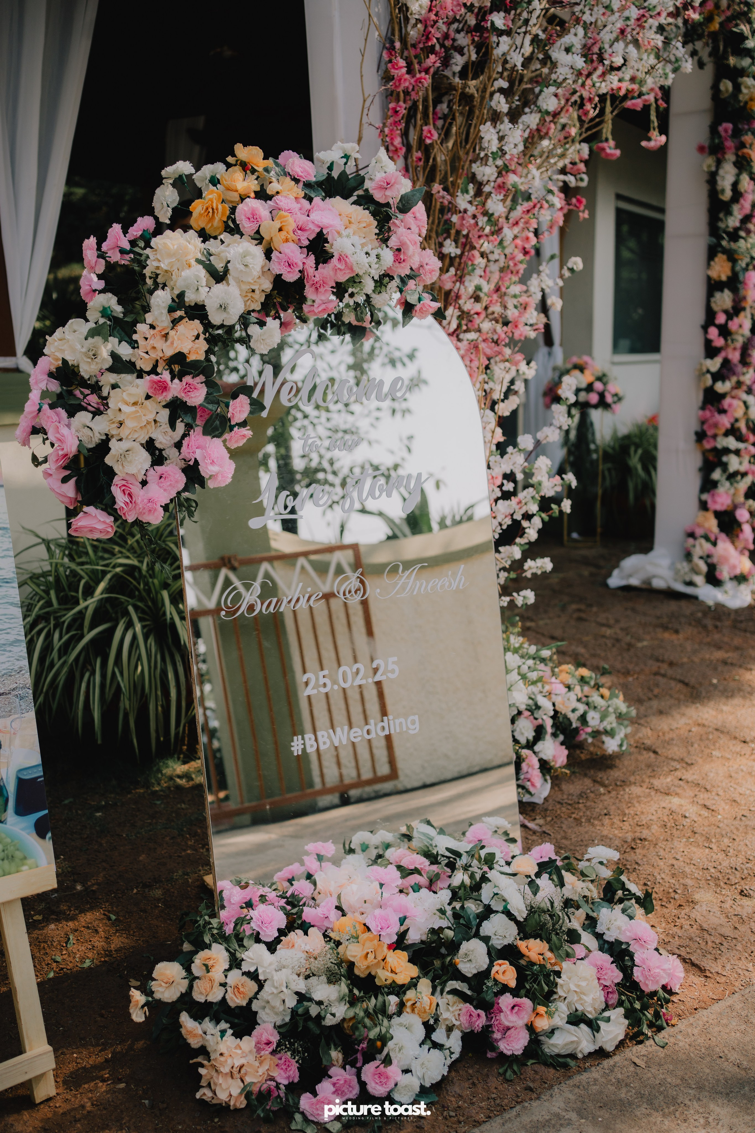 Varamala Ft. Barbie & Aneesh. Fine art Wedding Photographers in India & Canada