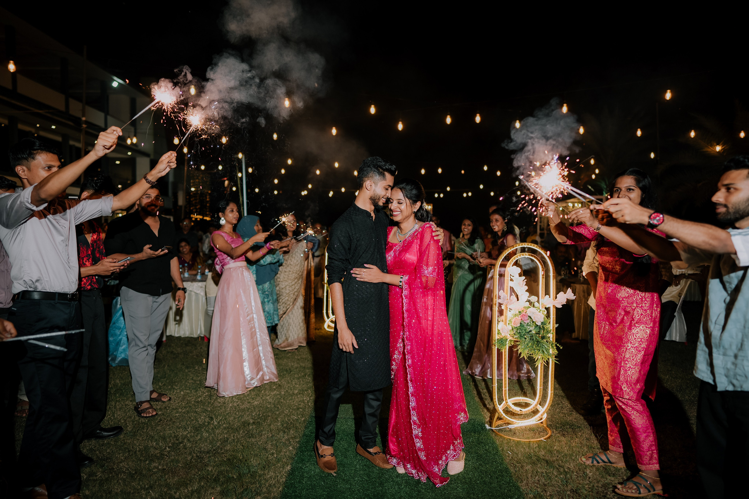 Engagement Ft. Aneesha & Mathew. Fine art Wedding Photographers in India & Canada